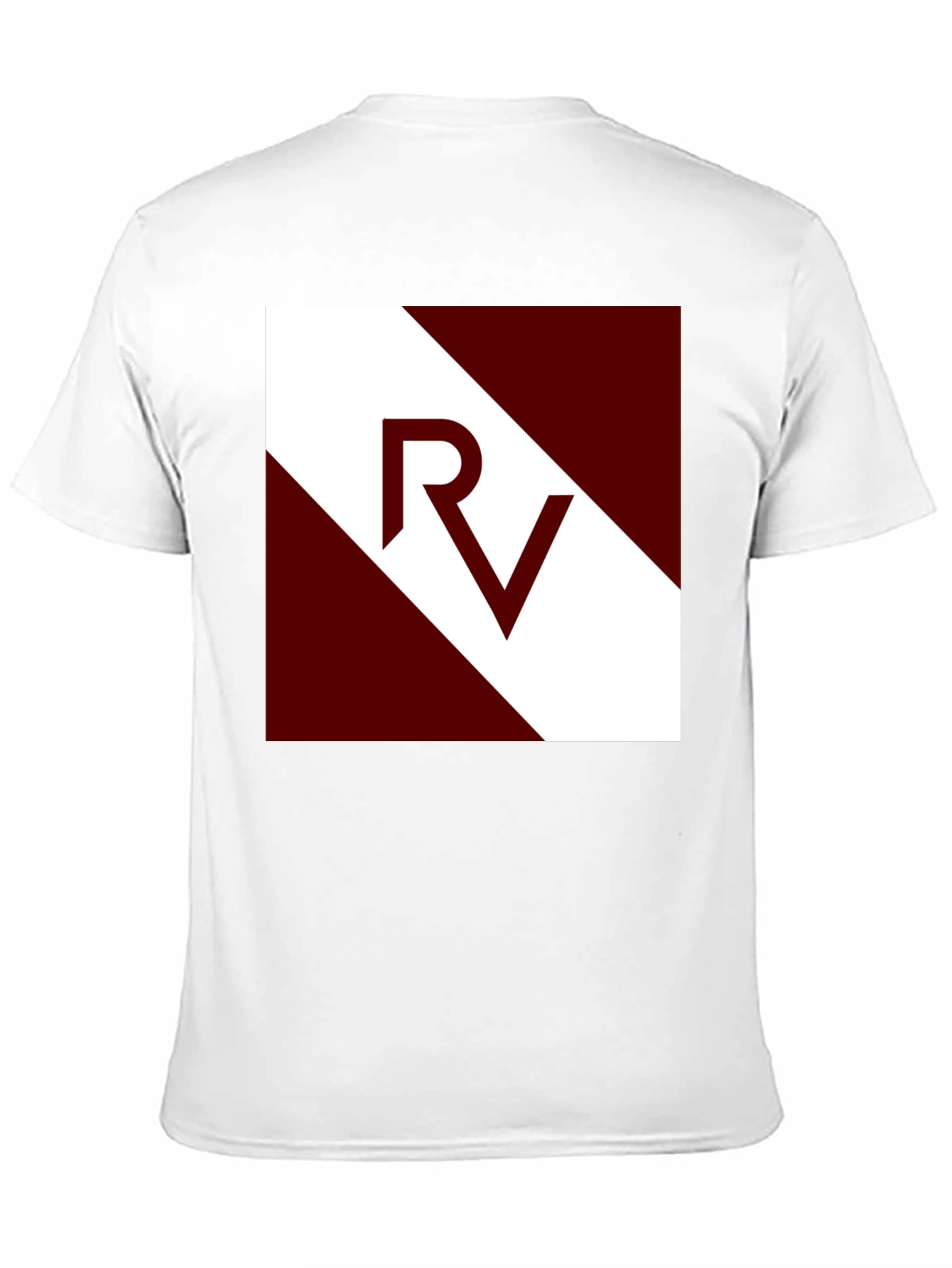 Stylish Mens Black Graphic Tee - RV Design