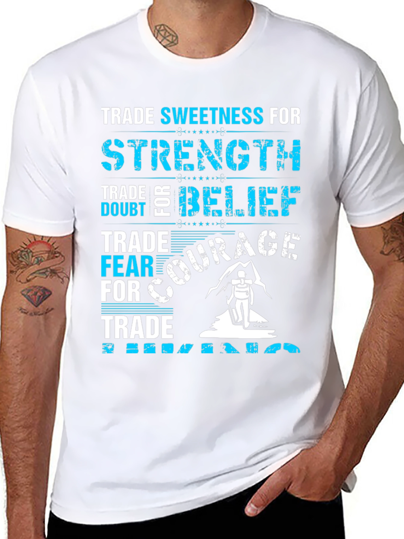Trade Sweetness For Strength Graphic T-Shirt