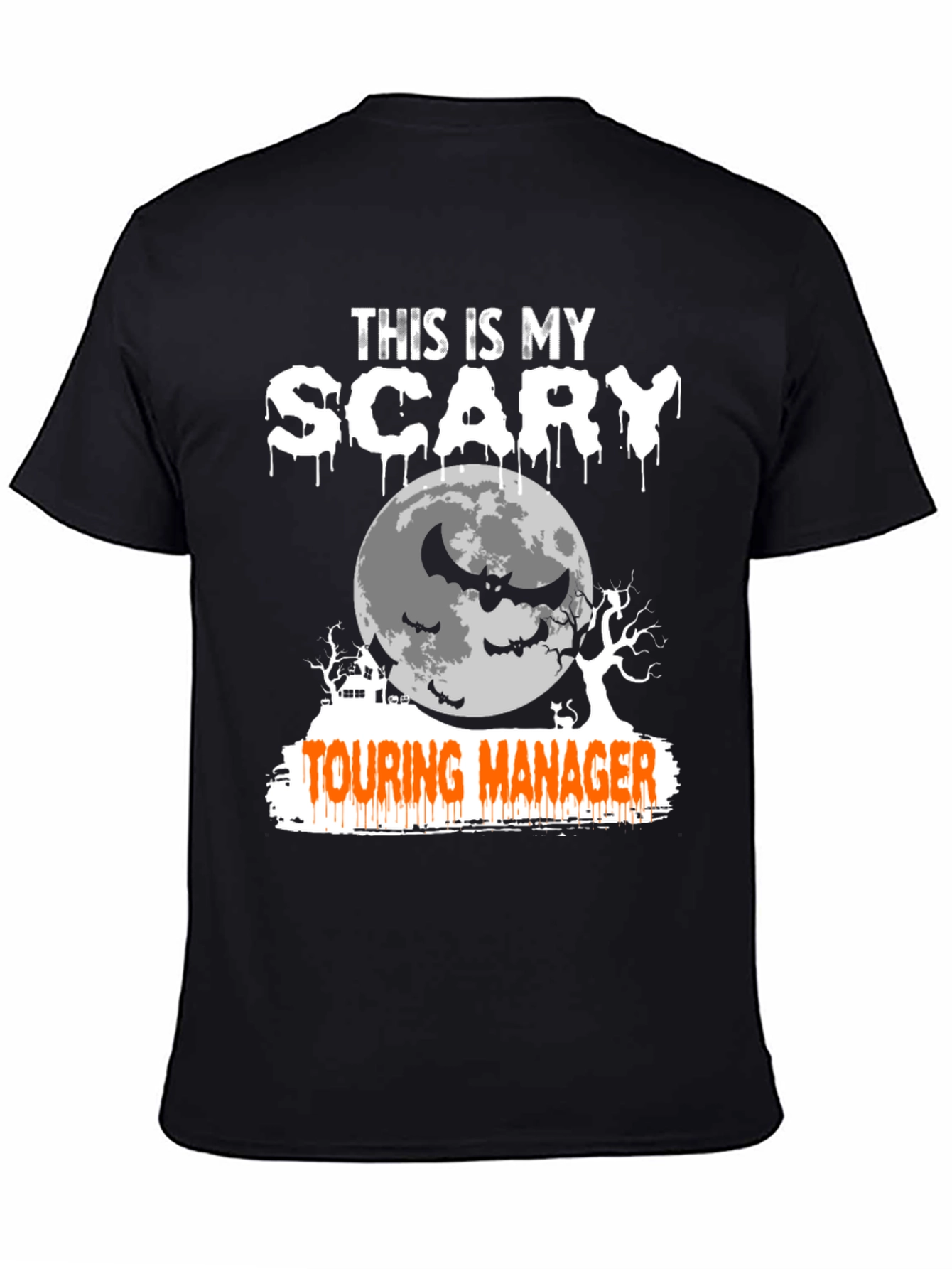 Scary Touring Manager Halloween T-Shirt