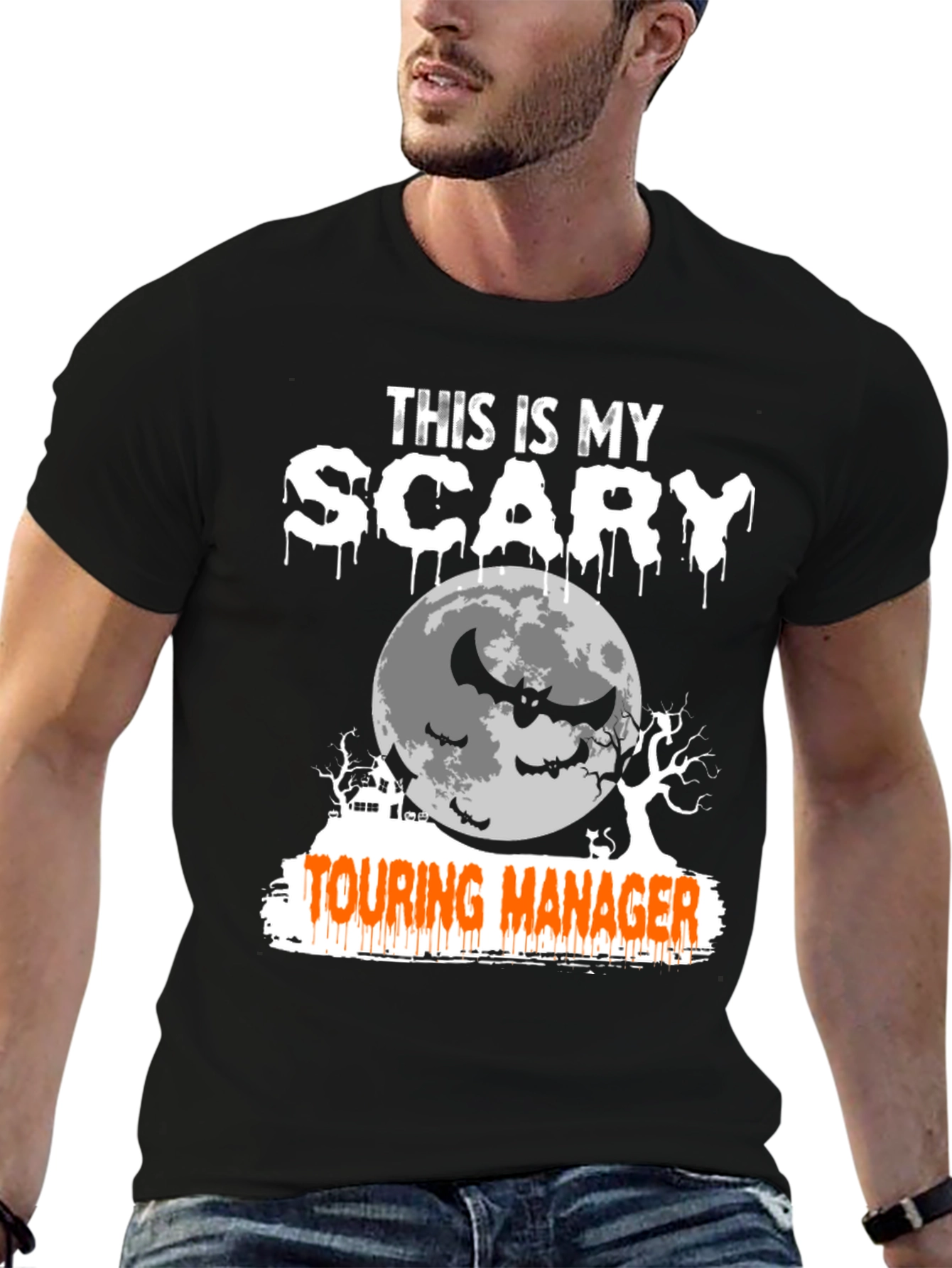 Scary Touring Manager Halloween T-Shirt