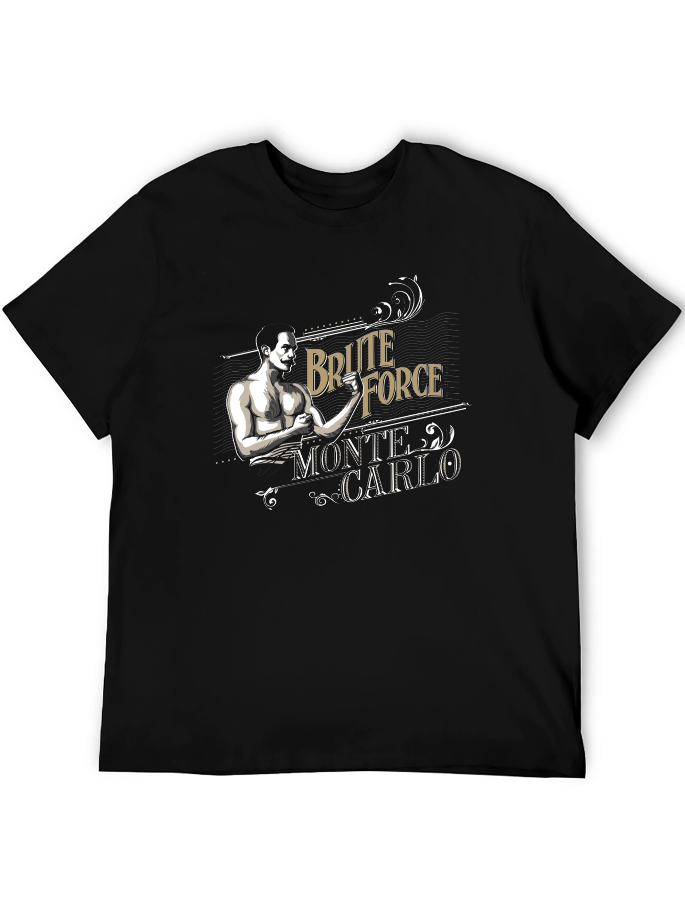 Brute Force Monte Carlo Black T-Shirt