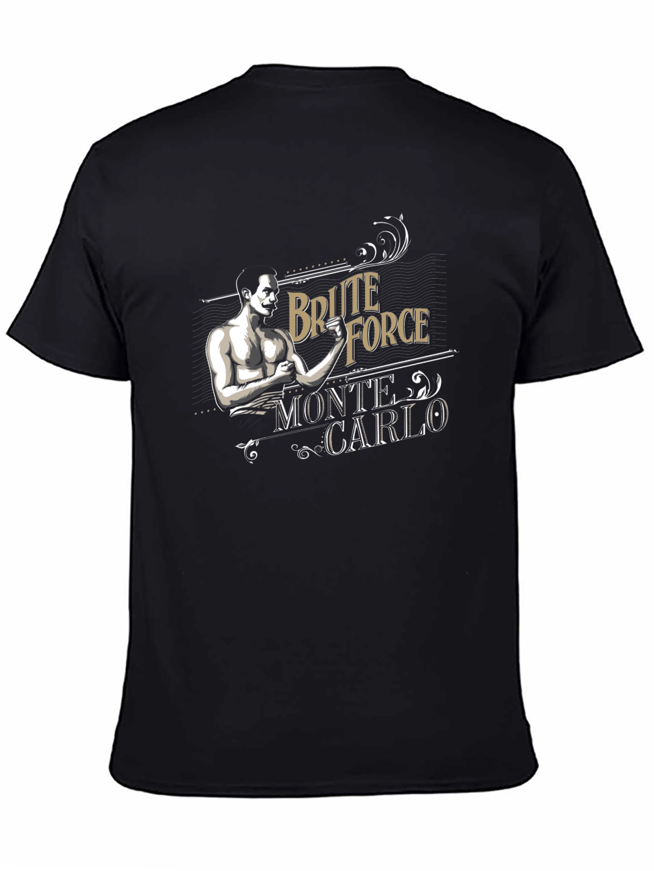 Brute Force Monte Carlo Black T-Shirt