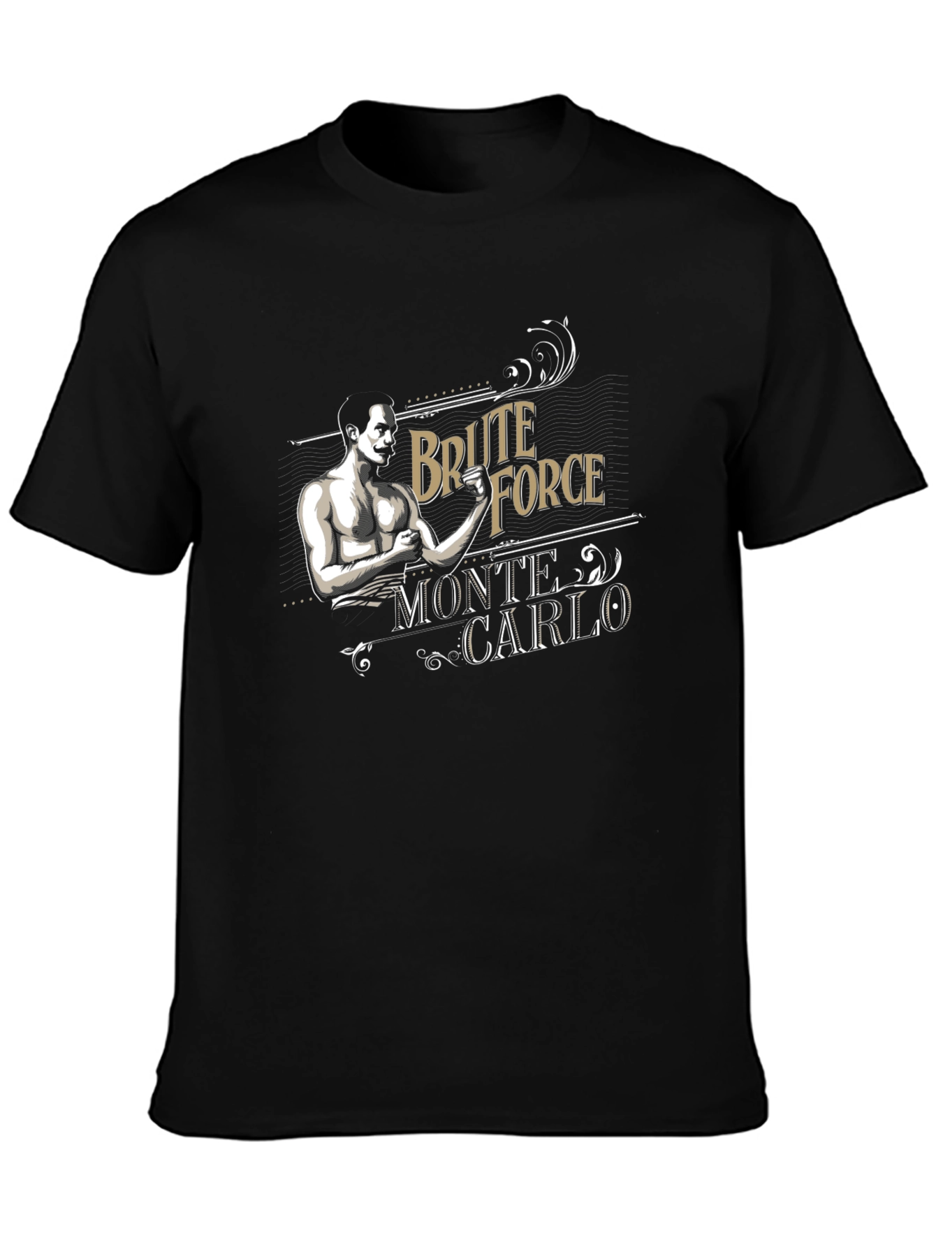Brute Force Monte Carlo Black T-Shirt