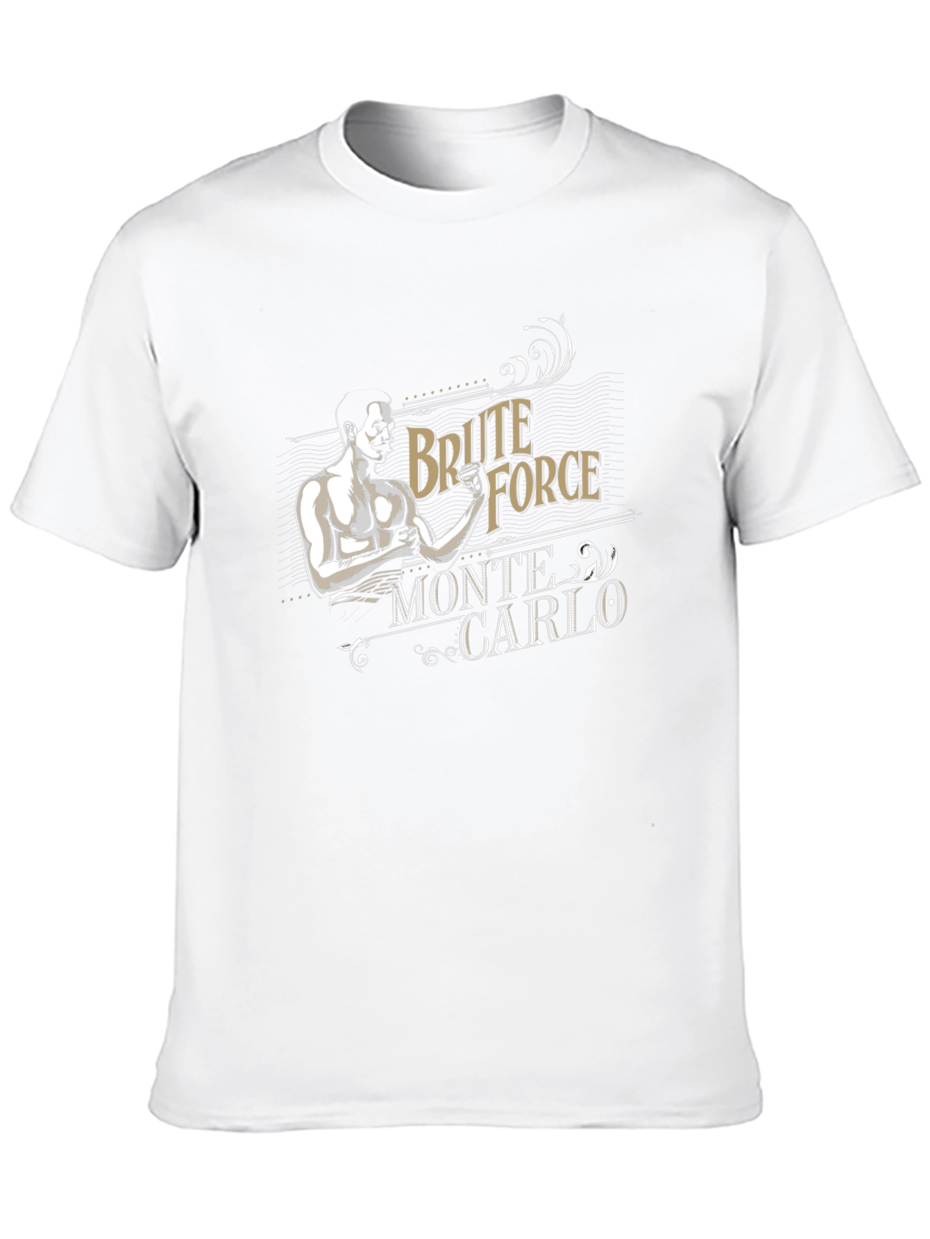 Brute Force Monte Carlo Black T-Shirt