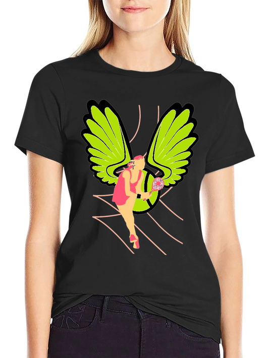 Tennis Angel Graphic T-Shirt
