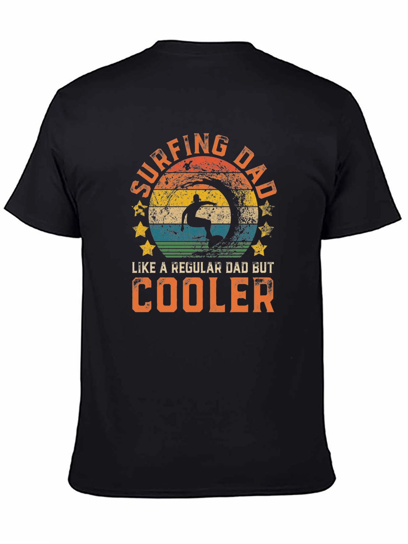 Surfing Dad T-Shirt - Cool Dad Tee