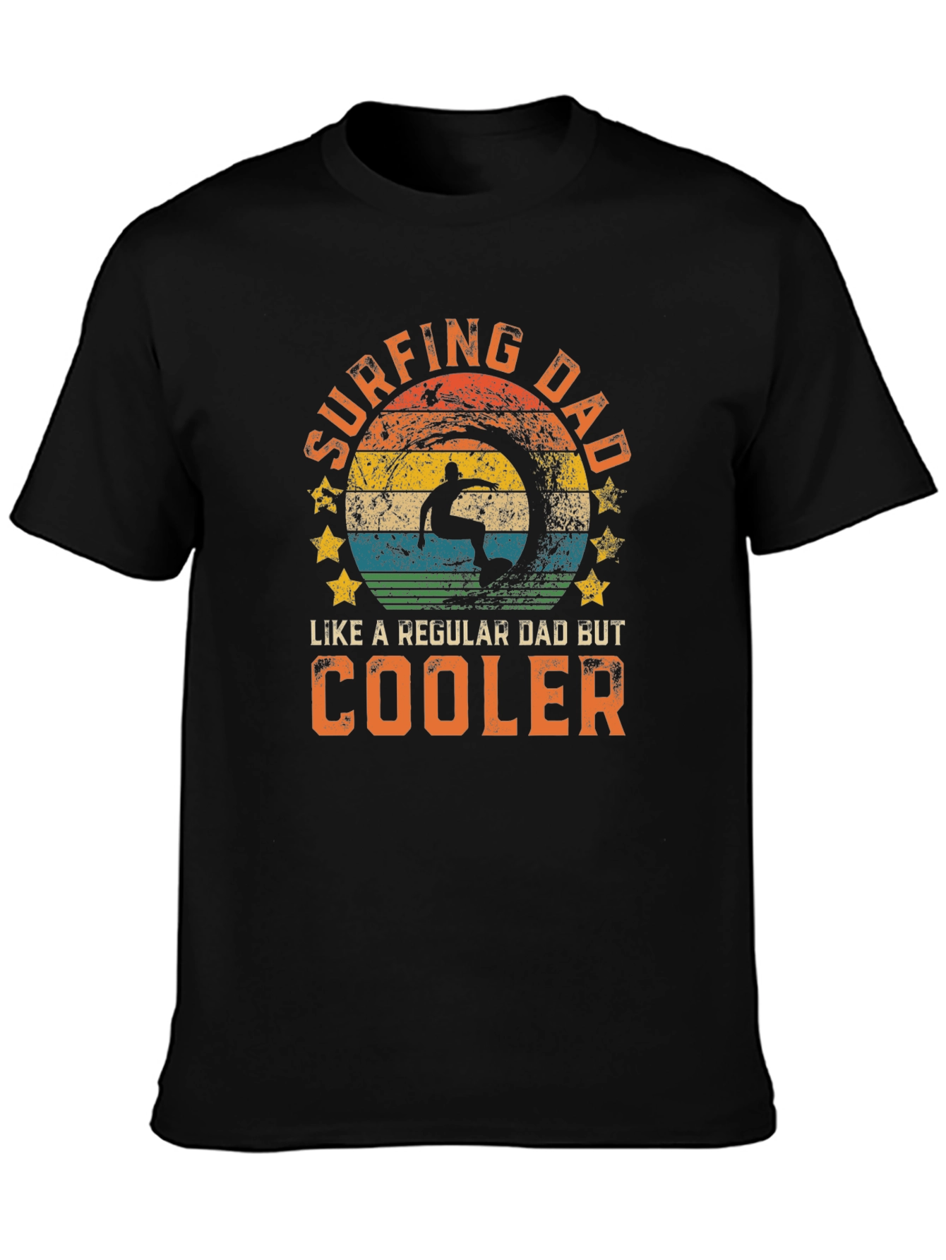 Surfing Dad T-Shirt - Cool Dad Tee