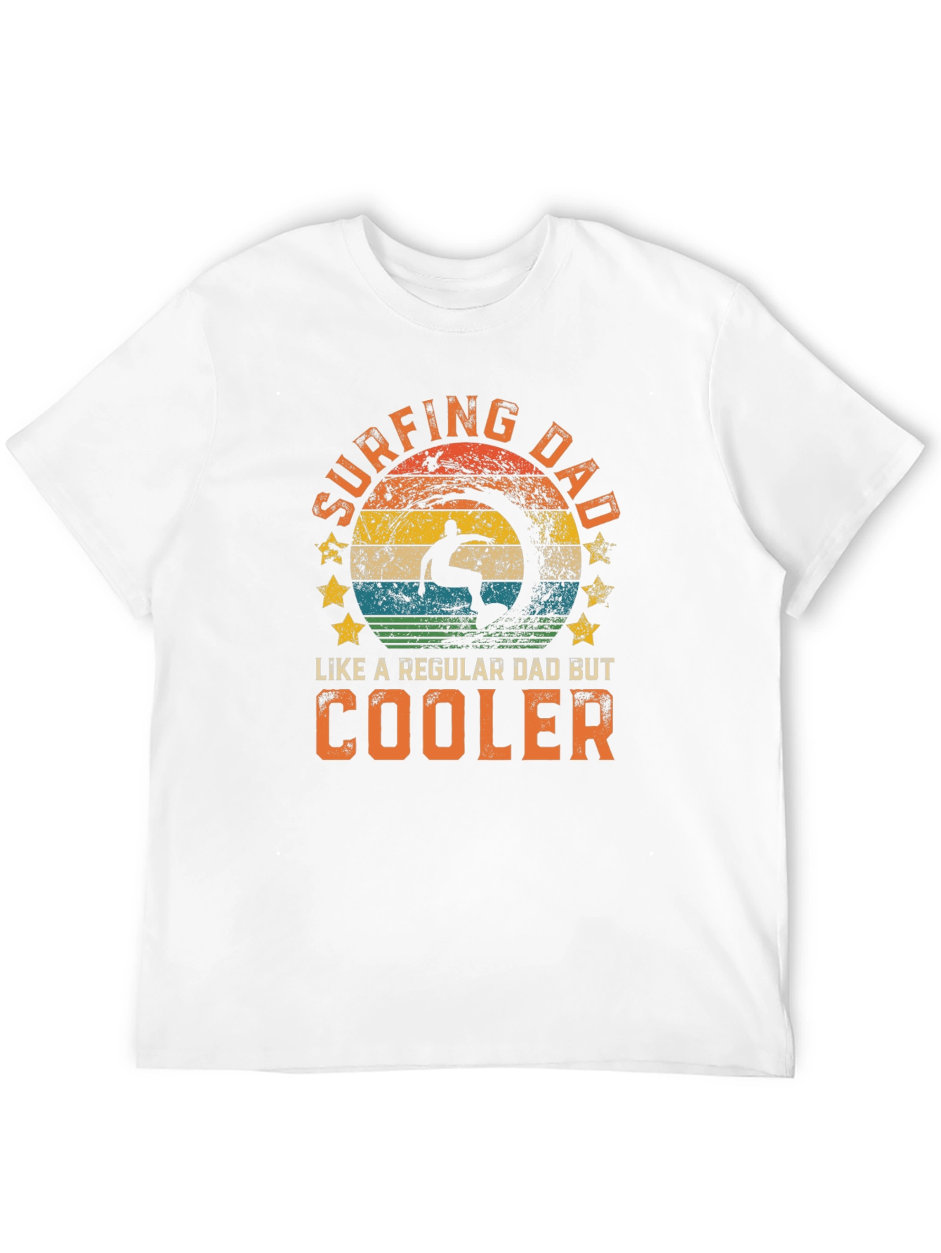 Surfing Dad T-Shirt - Cool Dad Tee