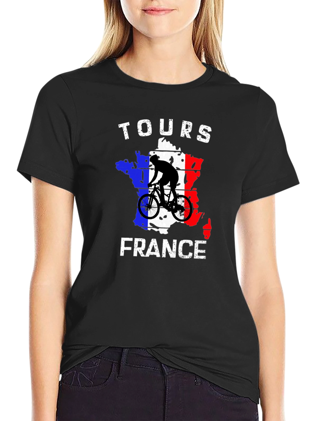Tours France Cycling T-Shirt