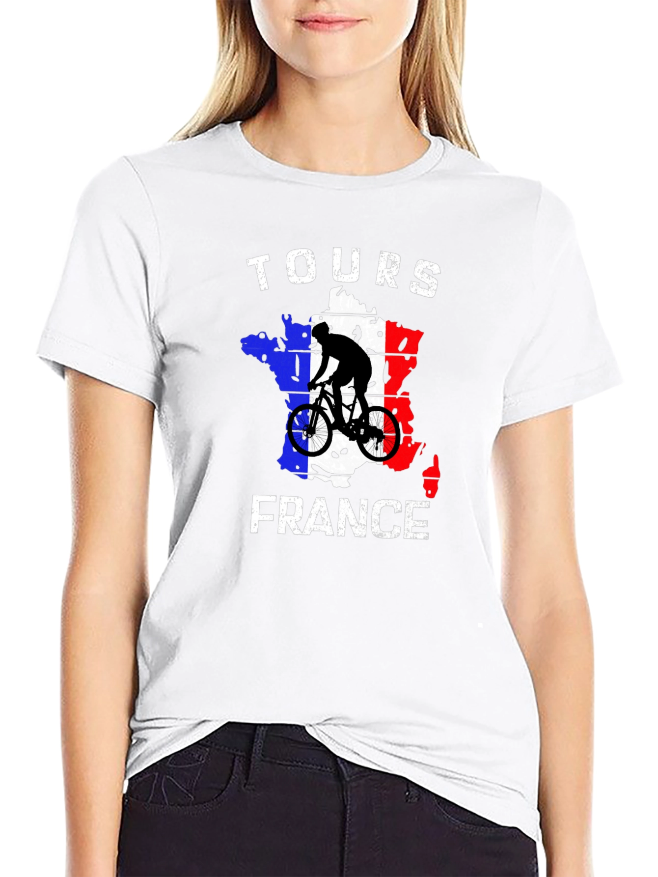 Tours France Cycling T-Shirt