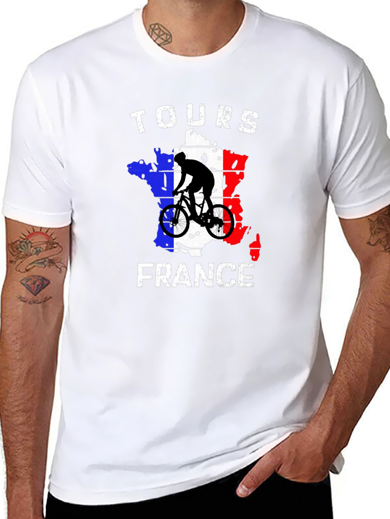 Tours France Cycling T-Shirt
