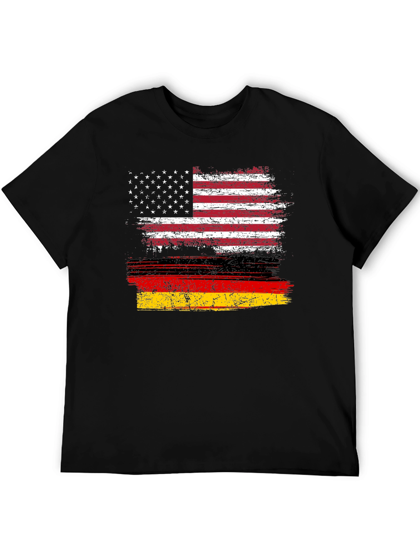 USA Germany Flag Graphic T-Shirt