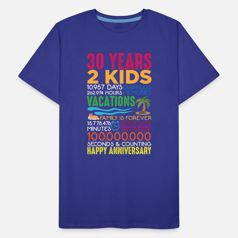 30 years Wedding Anniversary 2 kids Parents