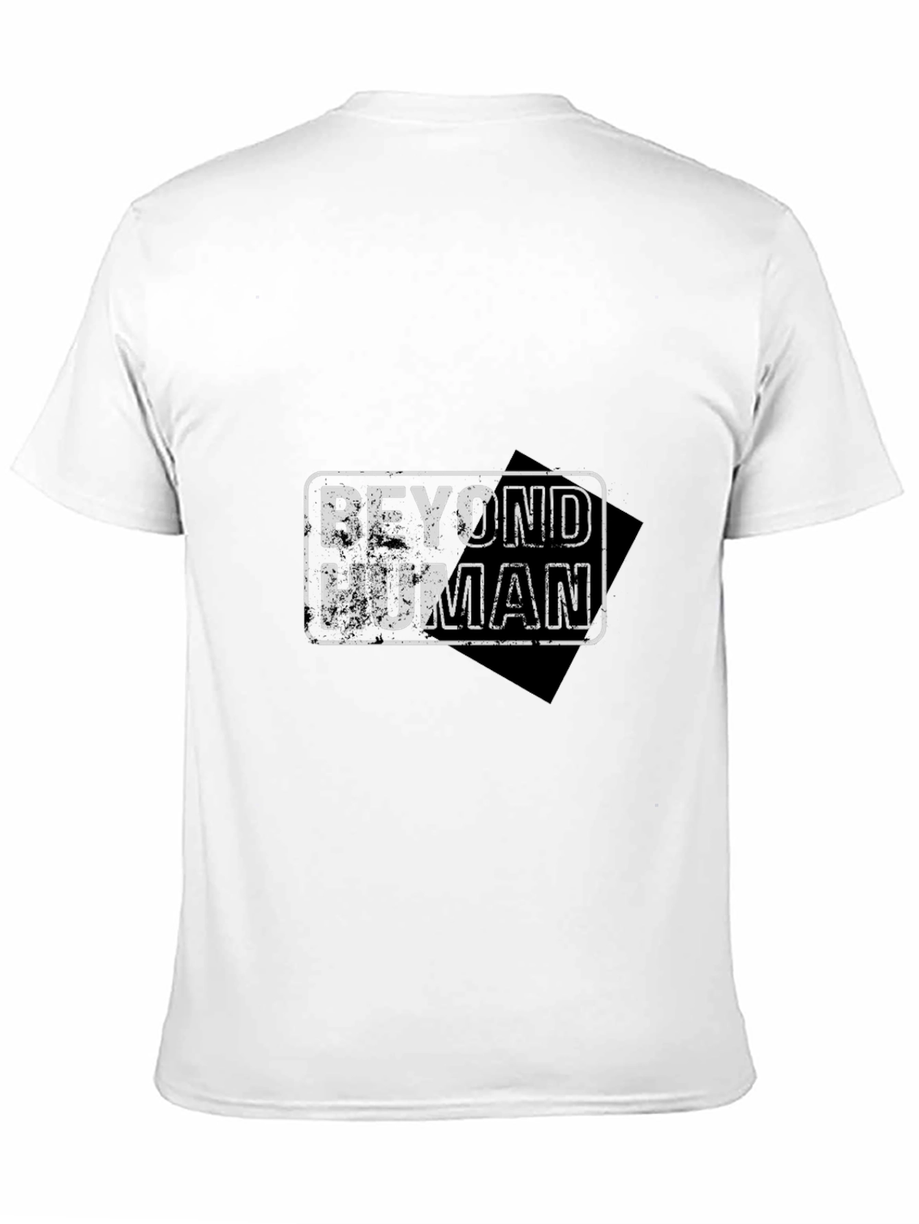 Beyond Human Graphic Print Black T-Shirt