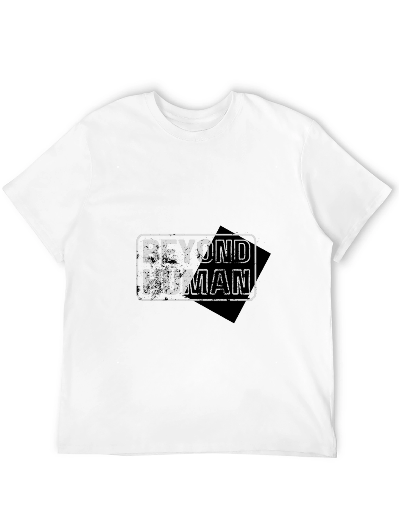 Beyond Human Graphic Print Black T-Shirt