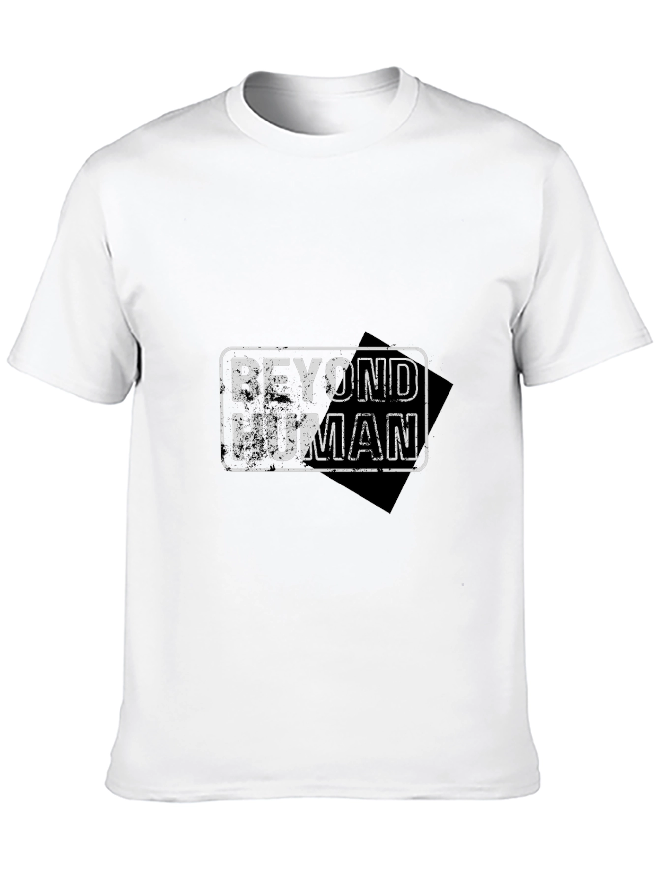 Beyond Human Graphic Print Black T-Shirt