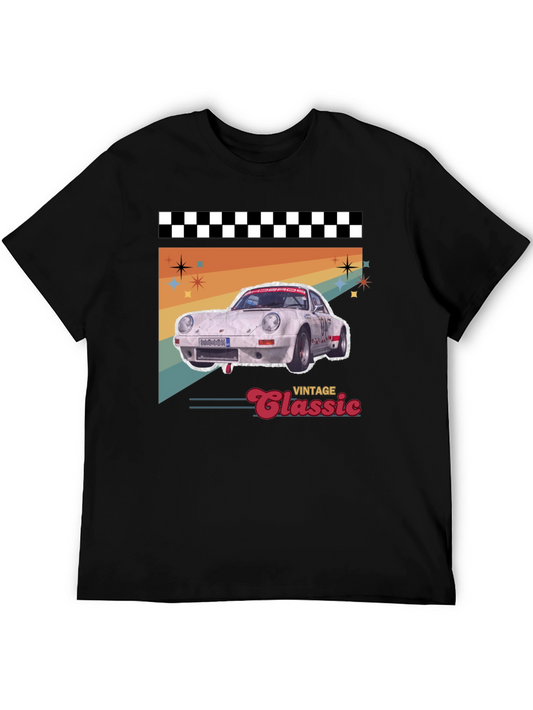 Vintage Classic Car Graphic T-Shirt