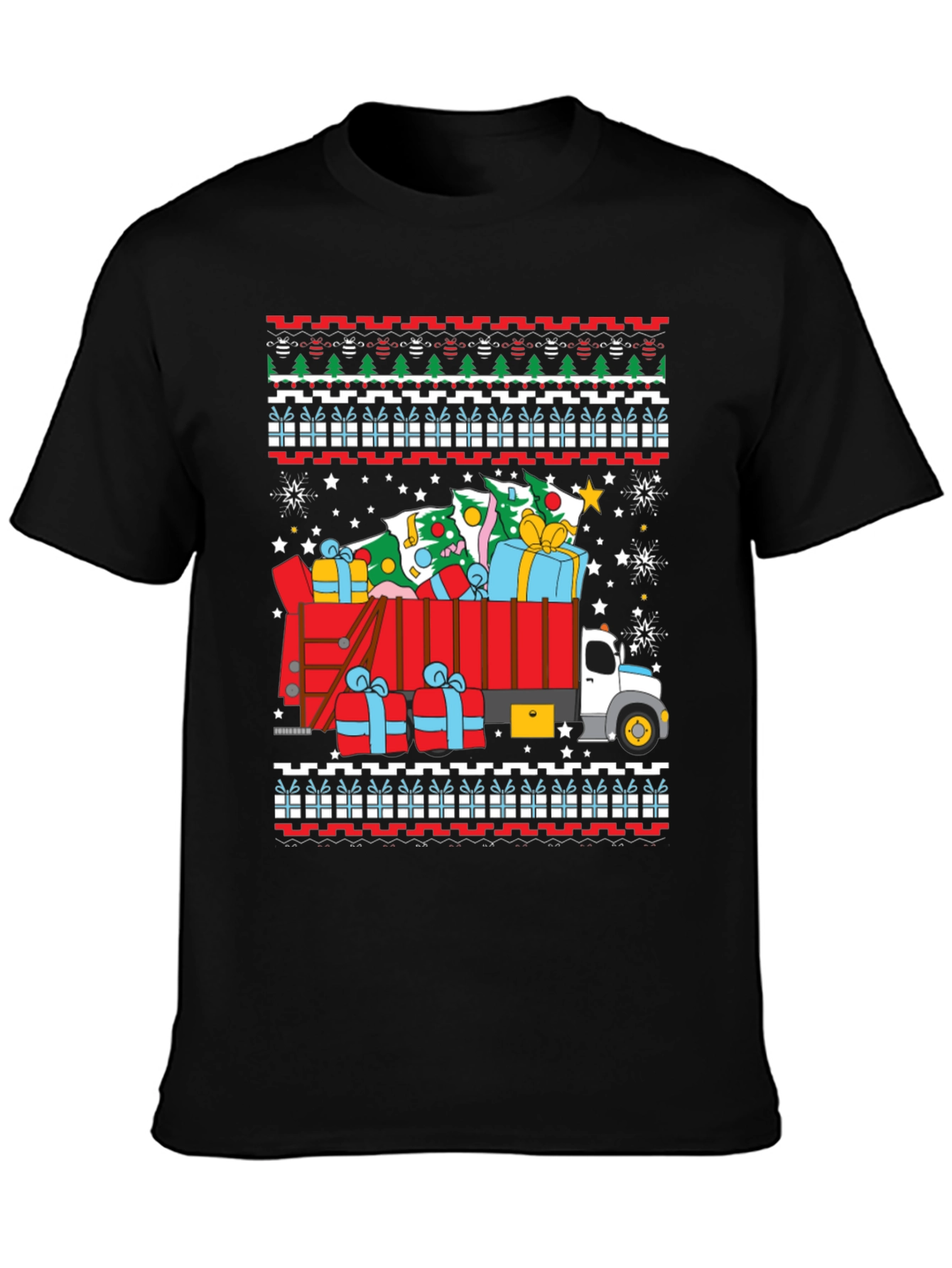 Christmas Truck Ugly Sweater T-Shirt