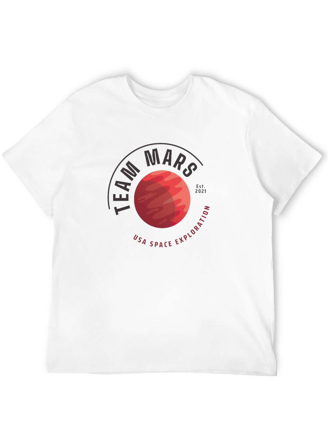 Team Mars Graphic Tee - USA Space Exploration
