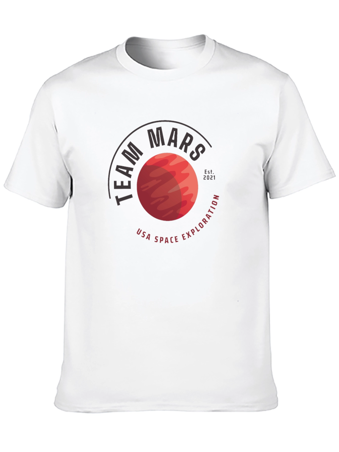 Team Mars Graphic Tee - USA Space Exploration