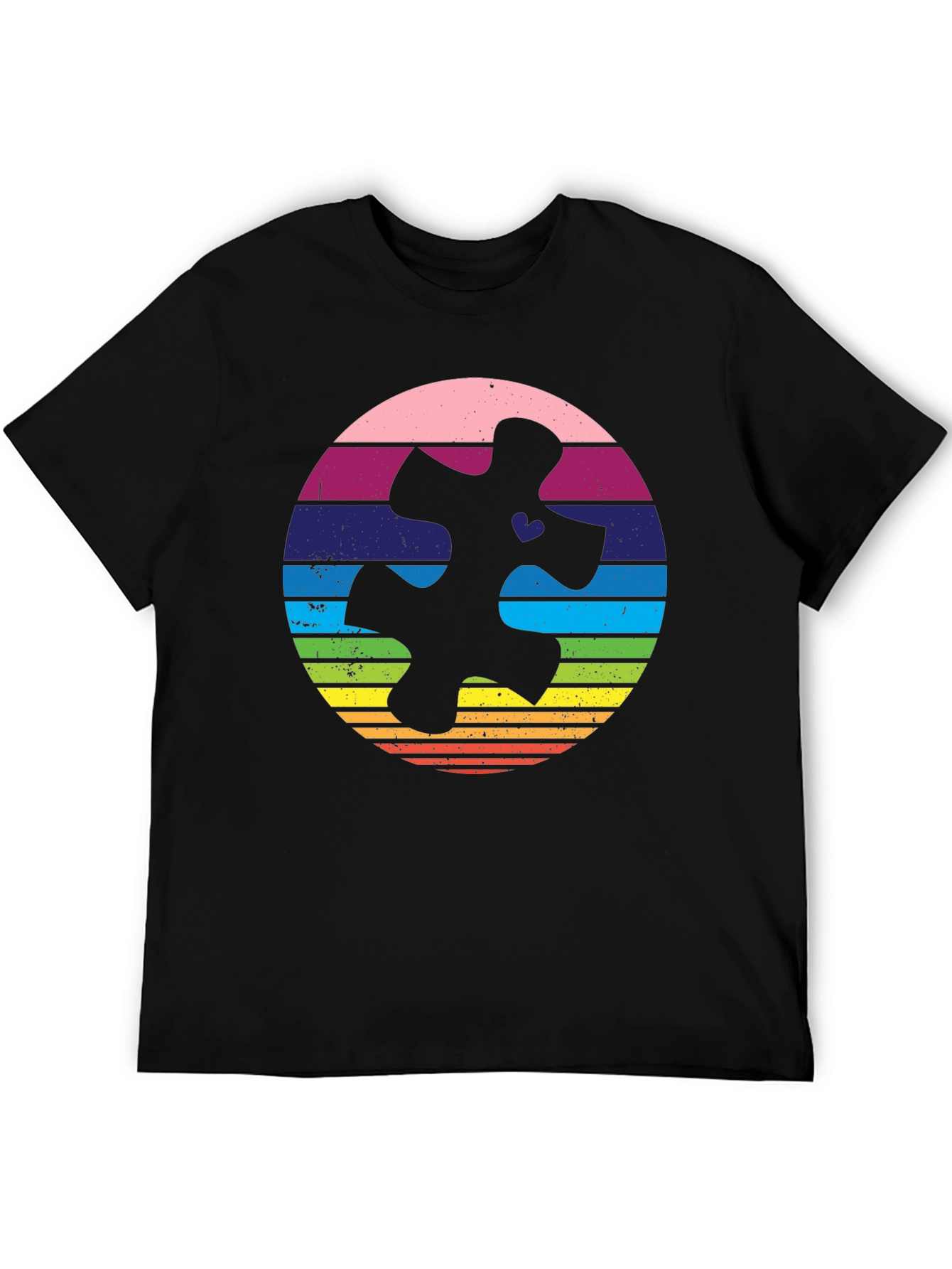Autism Awareness Puzzle Piece Graphic Tee