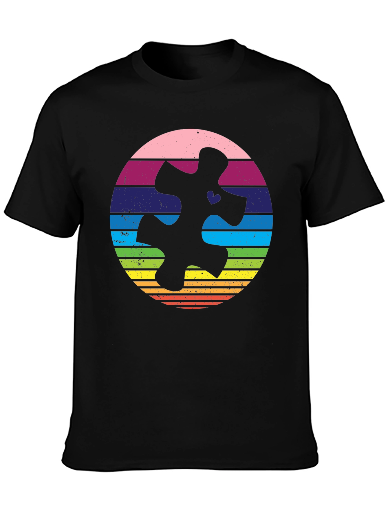Autism Awareness Puzzle Piece Graphic Tee