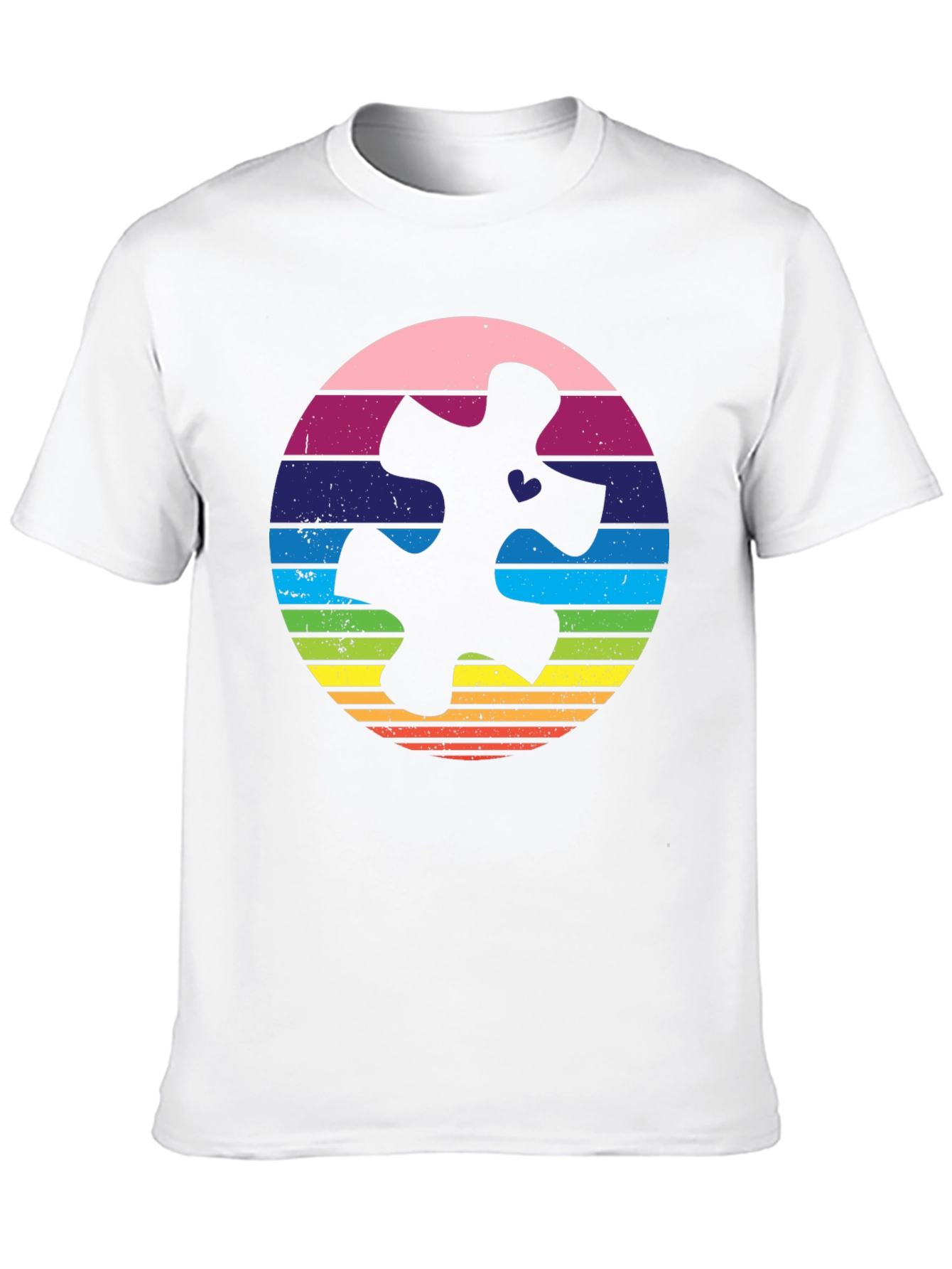 Autism Awareness Puzzle Piece Graphic Tee
