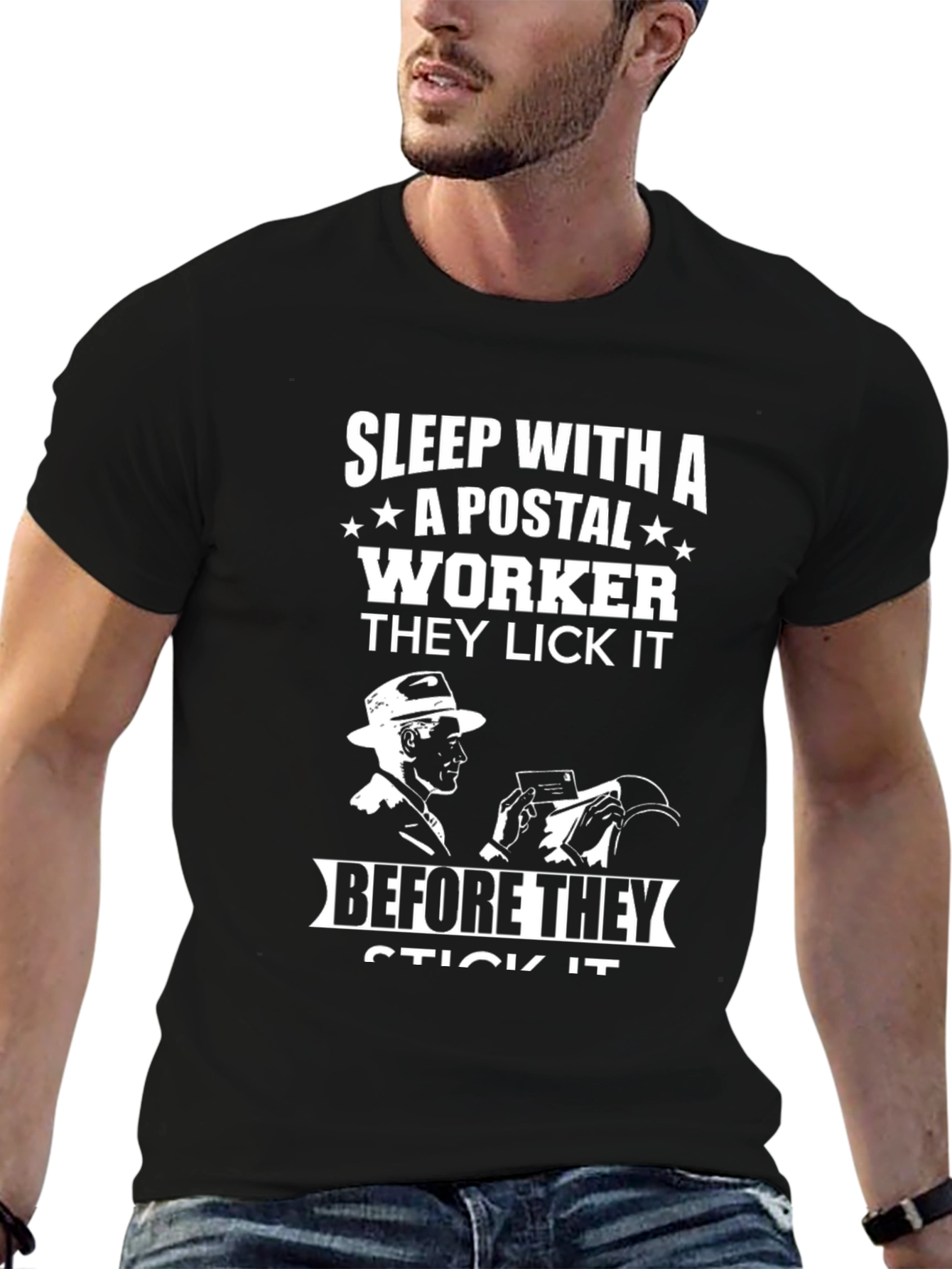 Sleep With A Postal Worker T-Shirt