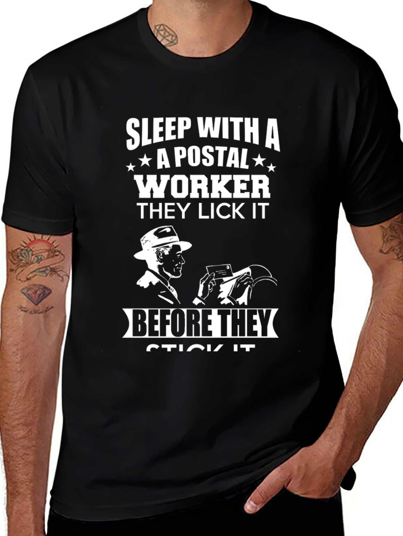 Sleep With A Postal Worker T-Shirt