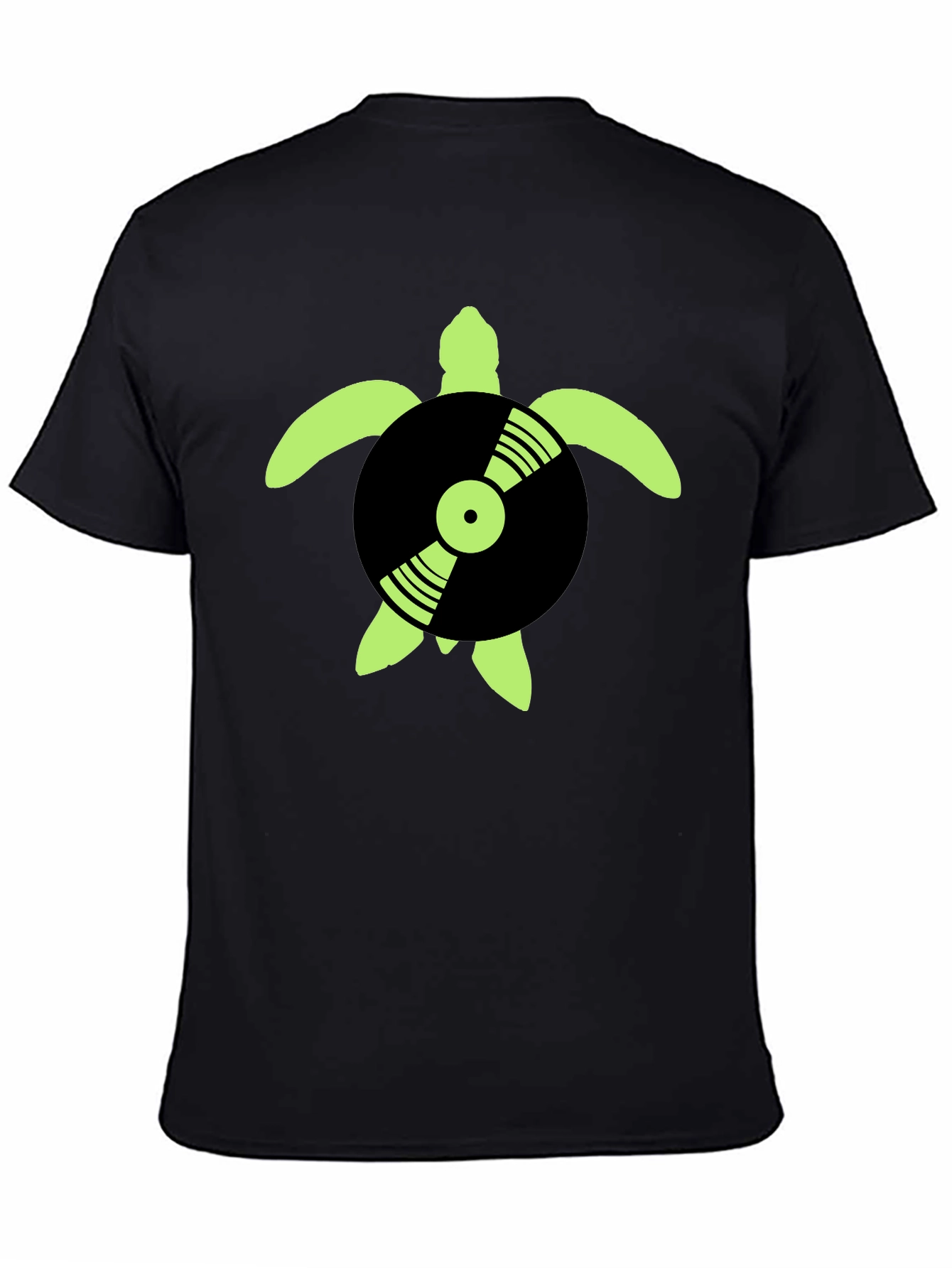 Turtle DJ Black T-Shirt