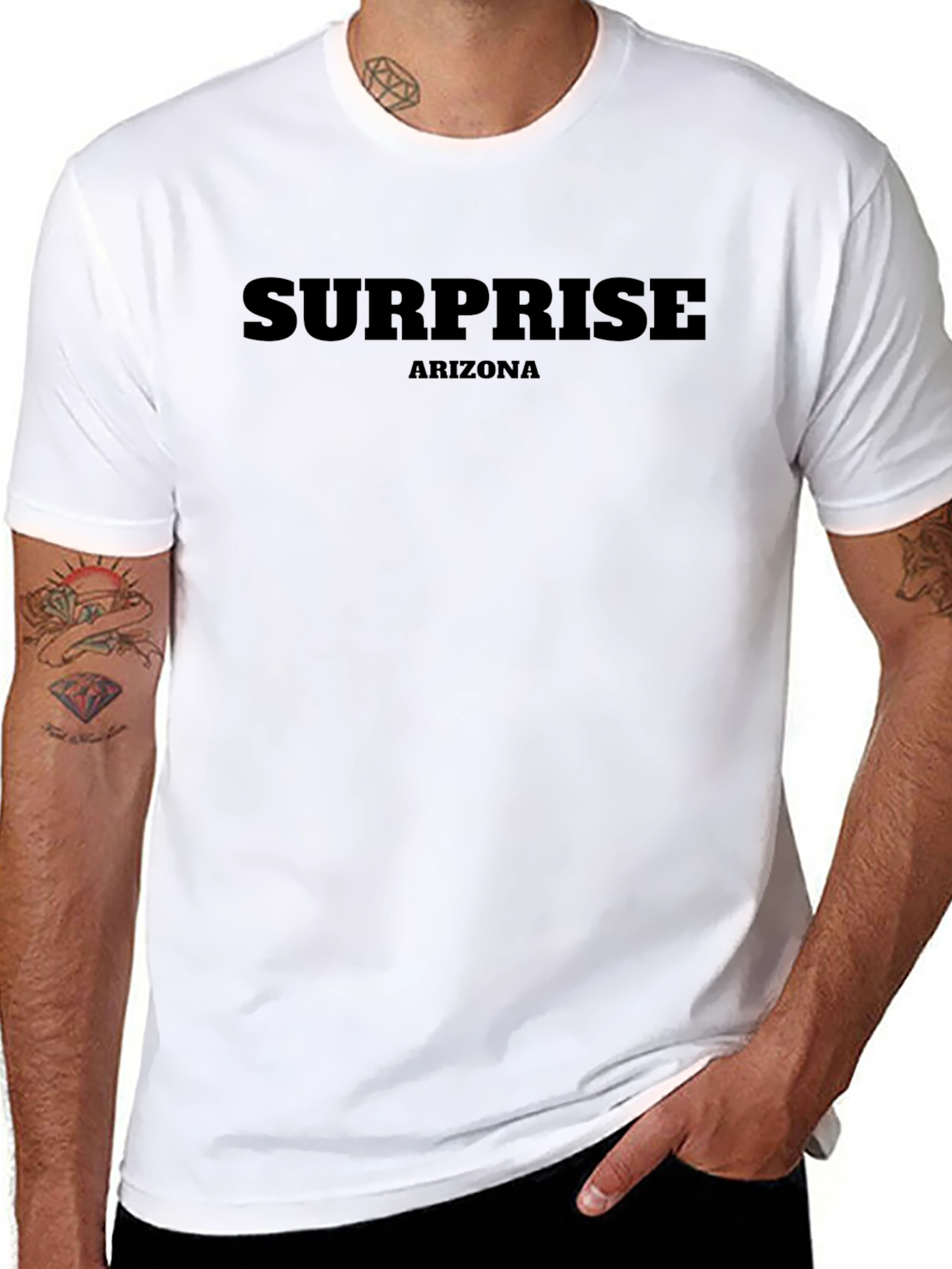 Surprise Arizona Graphic T-Shirt - Black