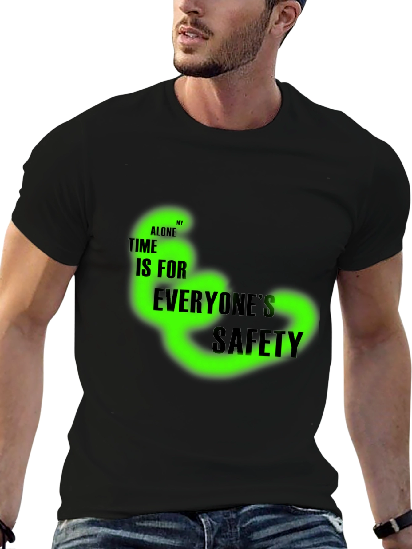 Alone Time Safety Graphic Tee