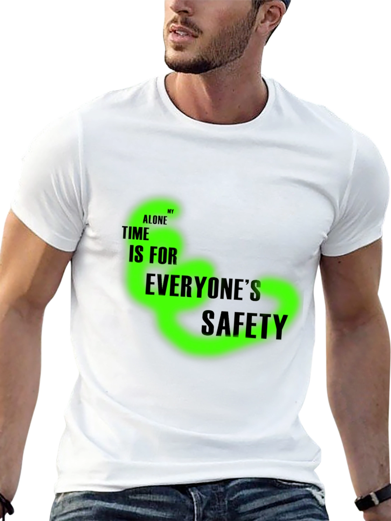 Alone Time Safety Graphic Tee