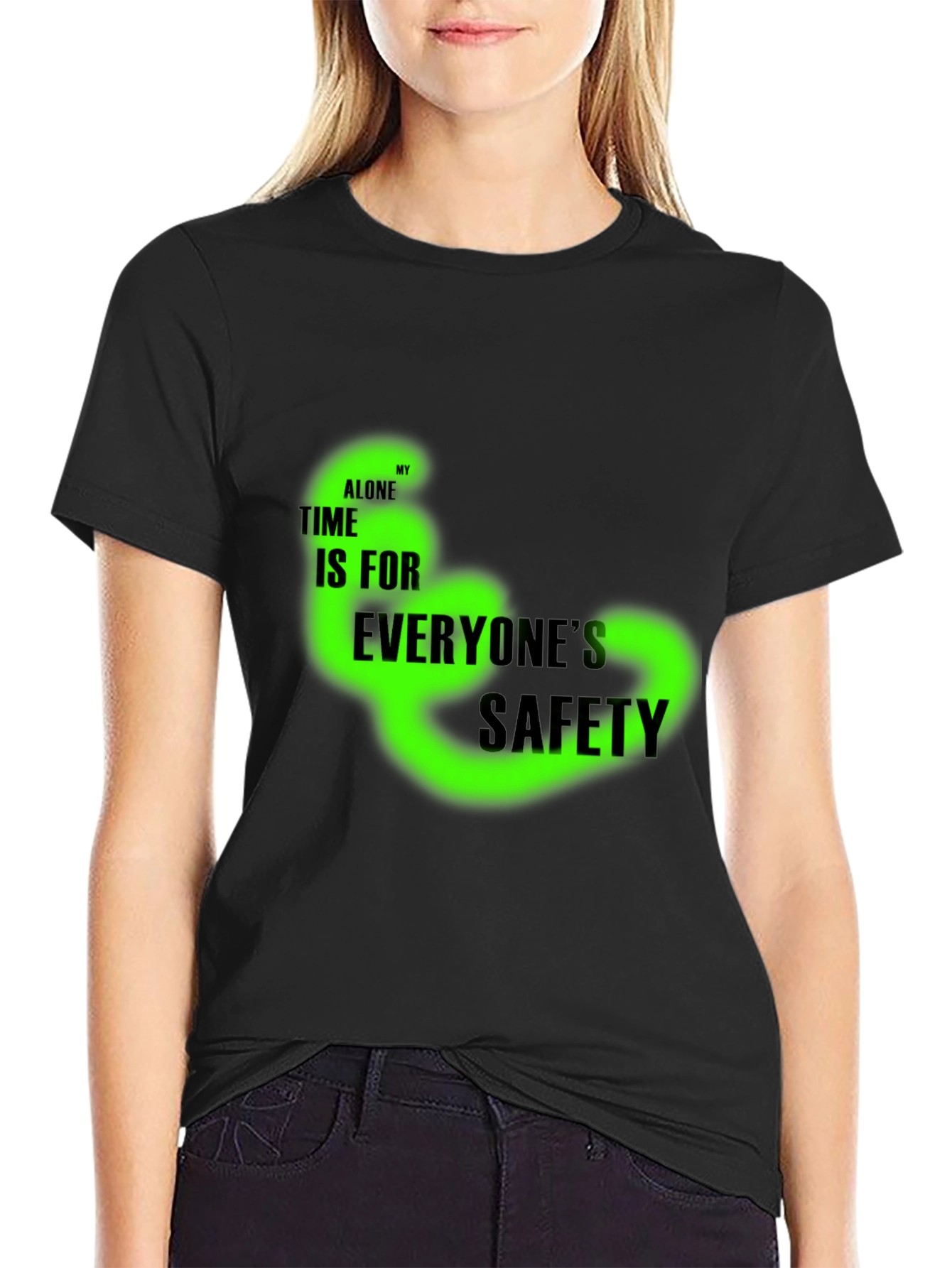 Alone Time Safety Graphic Tee