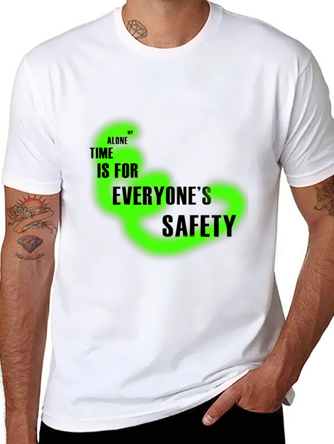 Alone Time Safety Graphic Tee