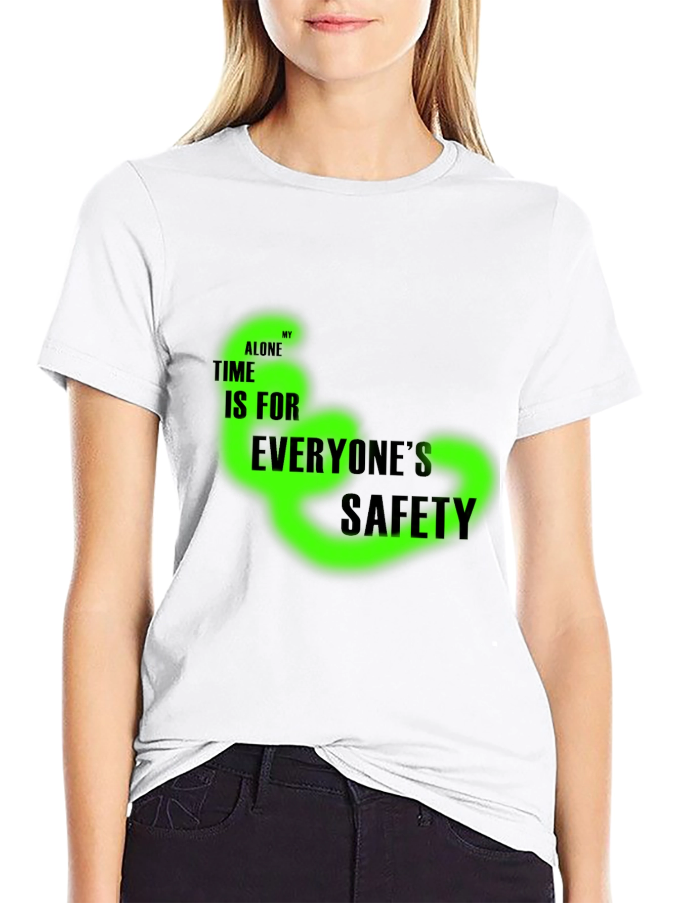 Alone Time Safety Graphic Tee