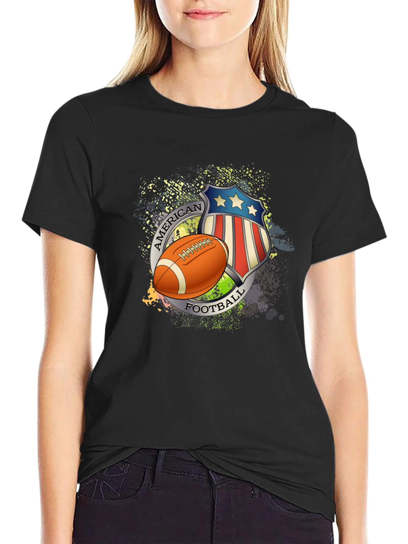 American Football Graphic T-Shirt