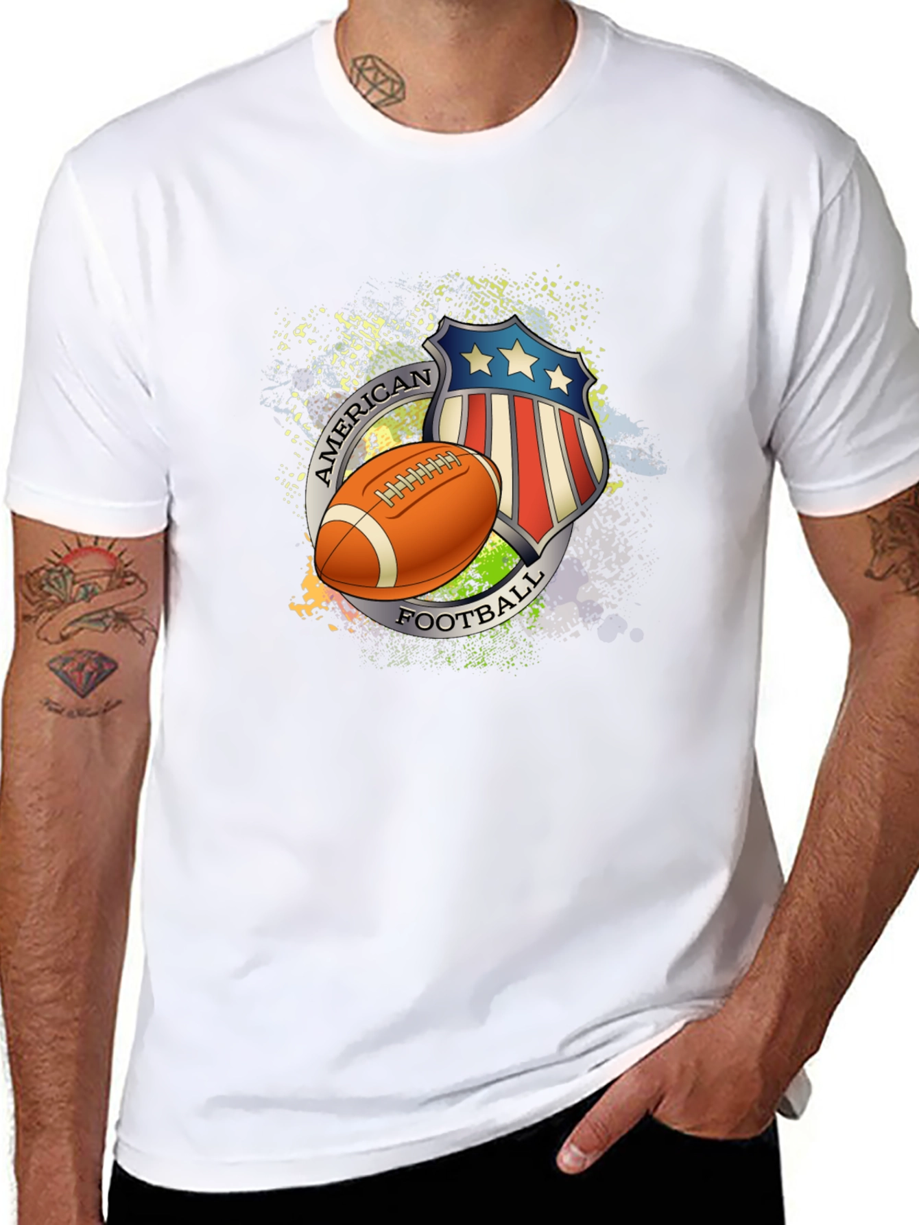 American Football Graphic T-Shirt