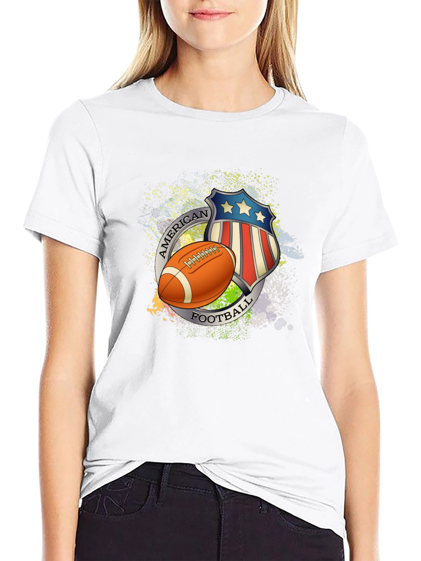 American Football Graphic T-Shirt