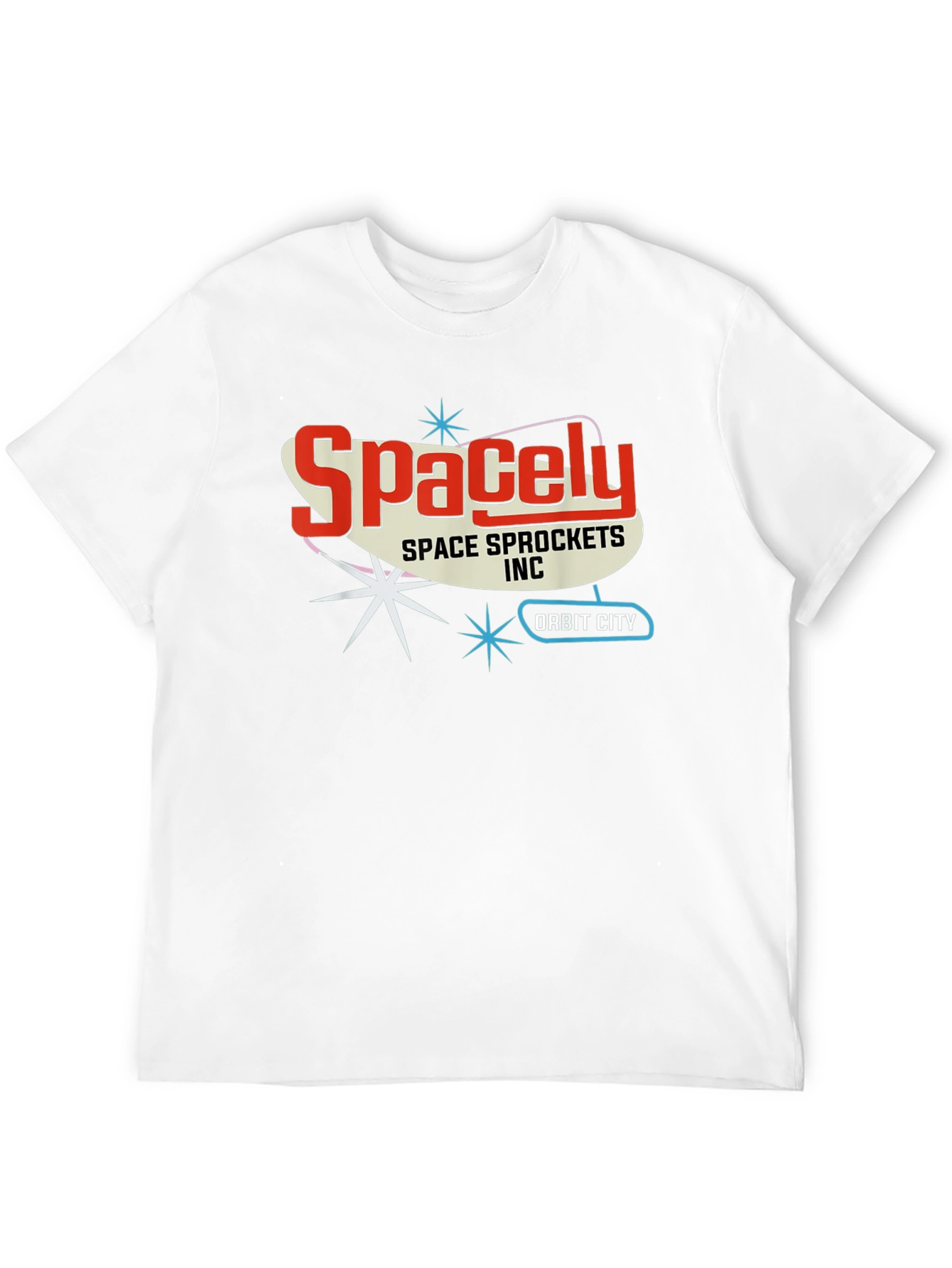 Spacely Sprockets T-Shirt - Retro Space Age Style