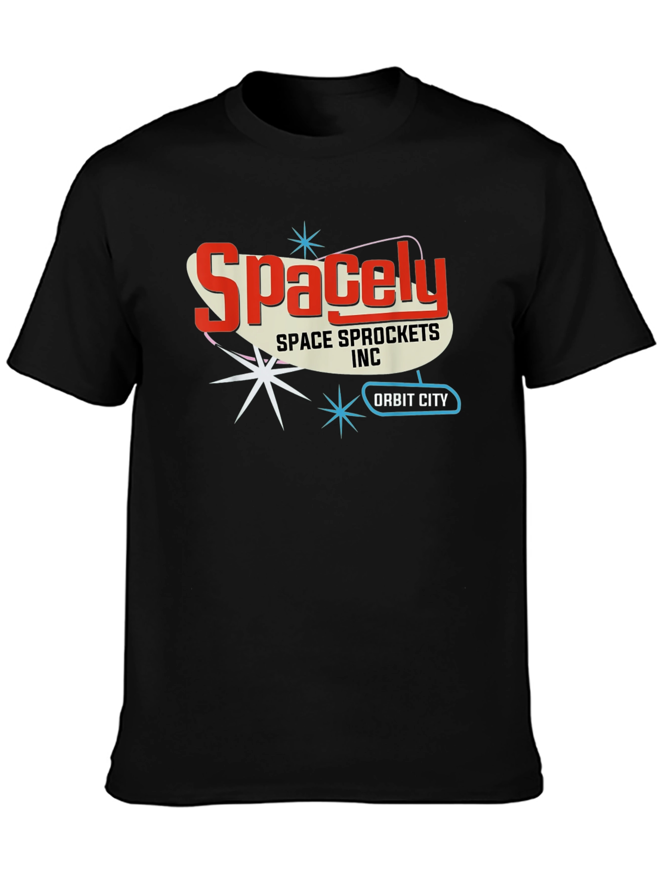 Spacely Sprockets T-Shirt - Retro Space Age Style