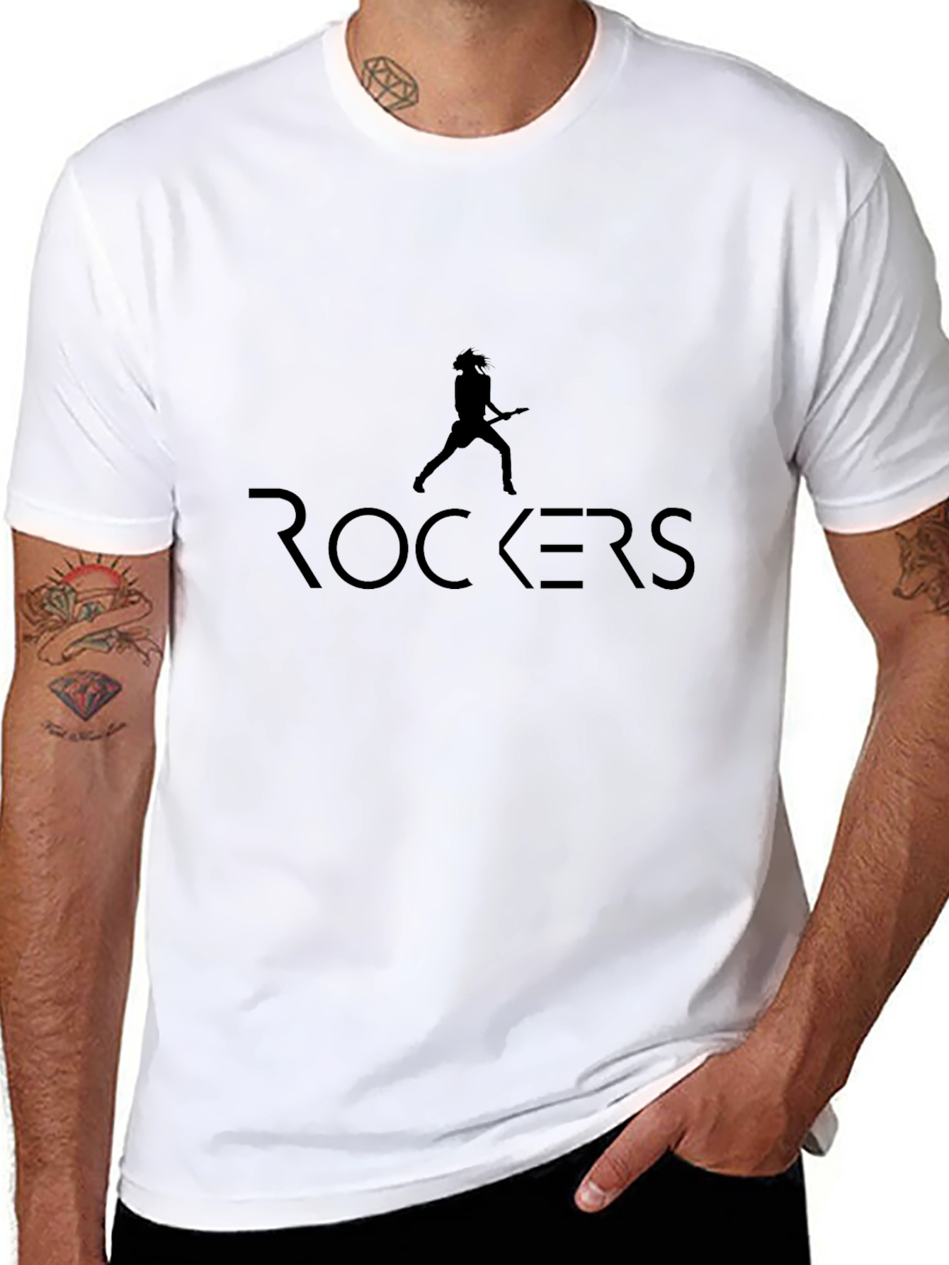 Rockers T-Shirt - Classic Black Rock Band Tee