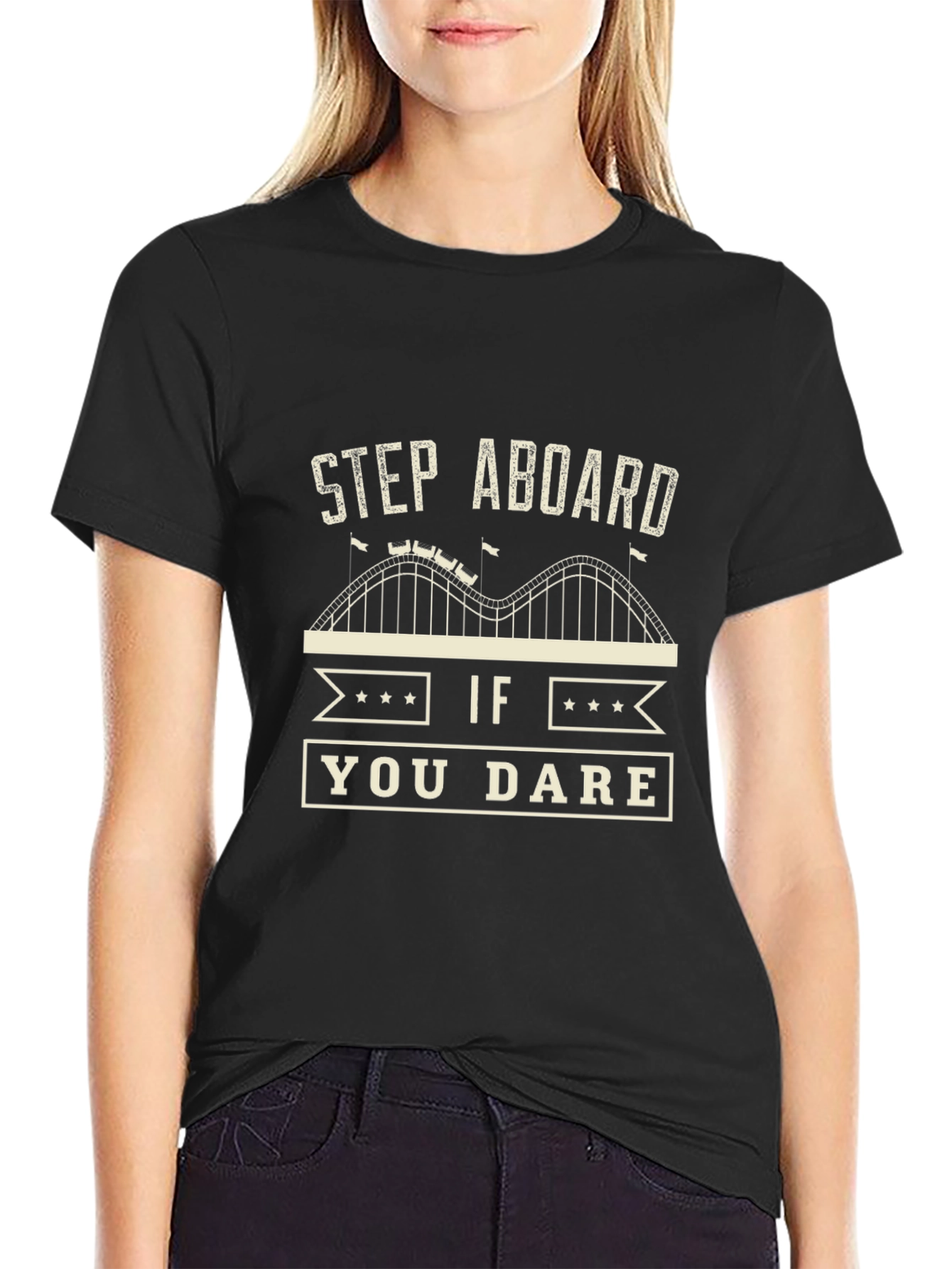 Step Aboard Roller Coaster Ride T-Shirt