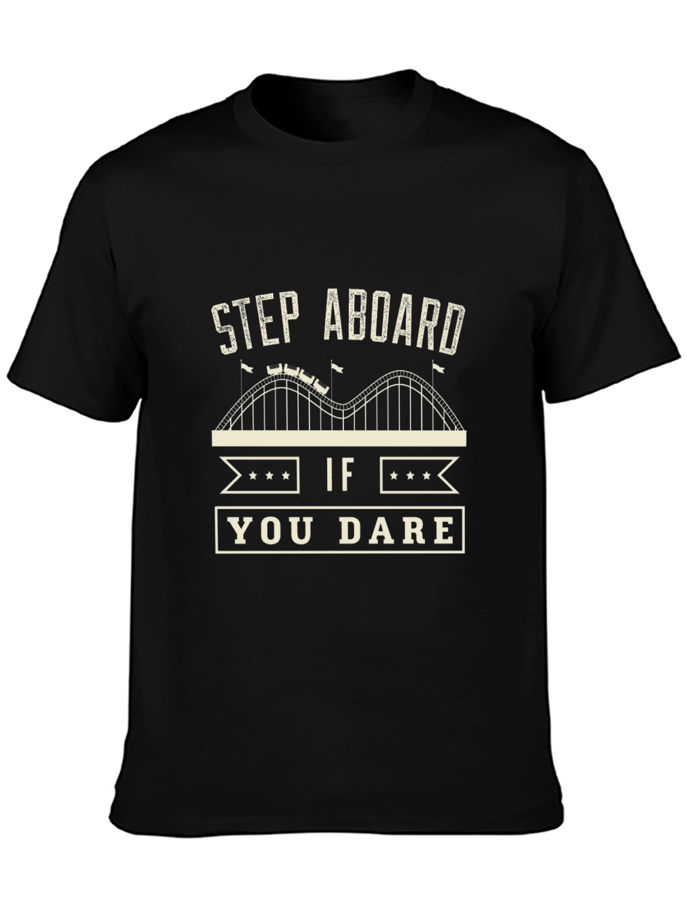 Step Aboard Roller Coaster Ride T-Shirt