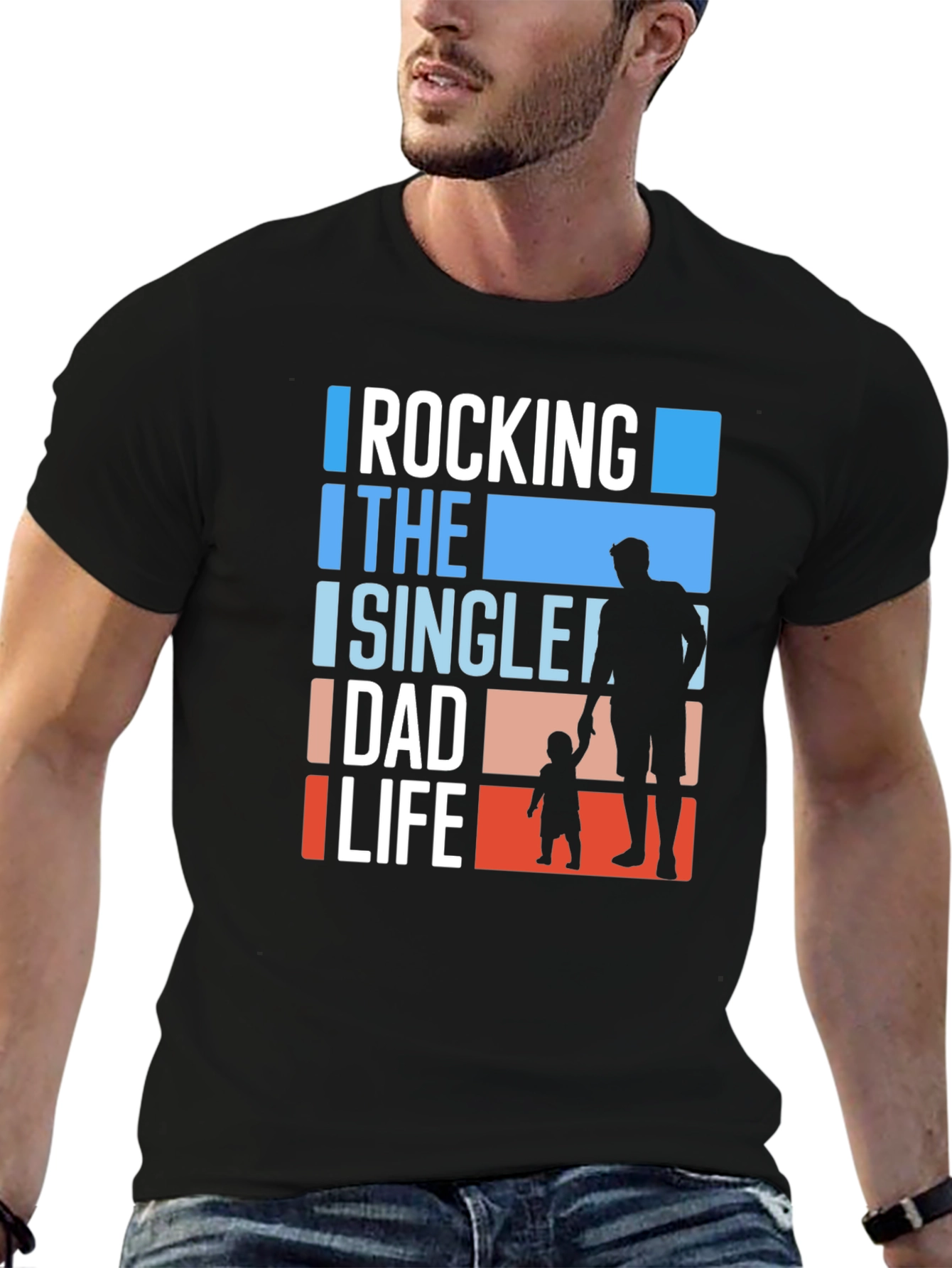 Rocking the Single Dad Life T-Shirt