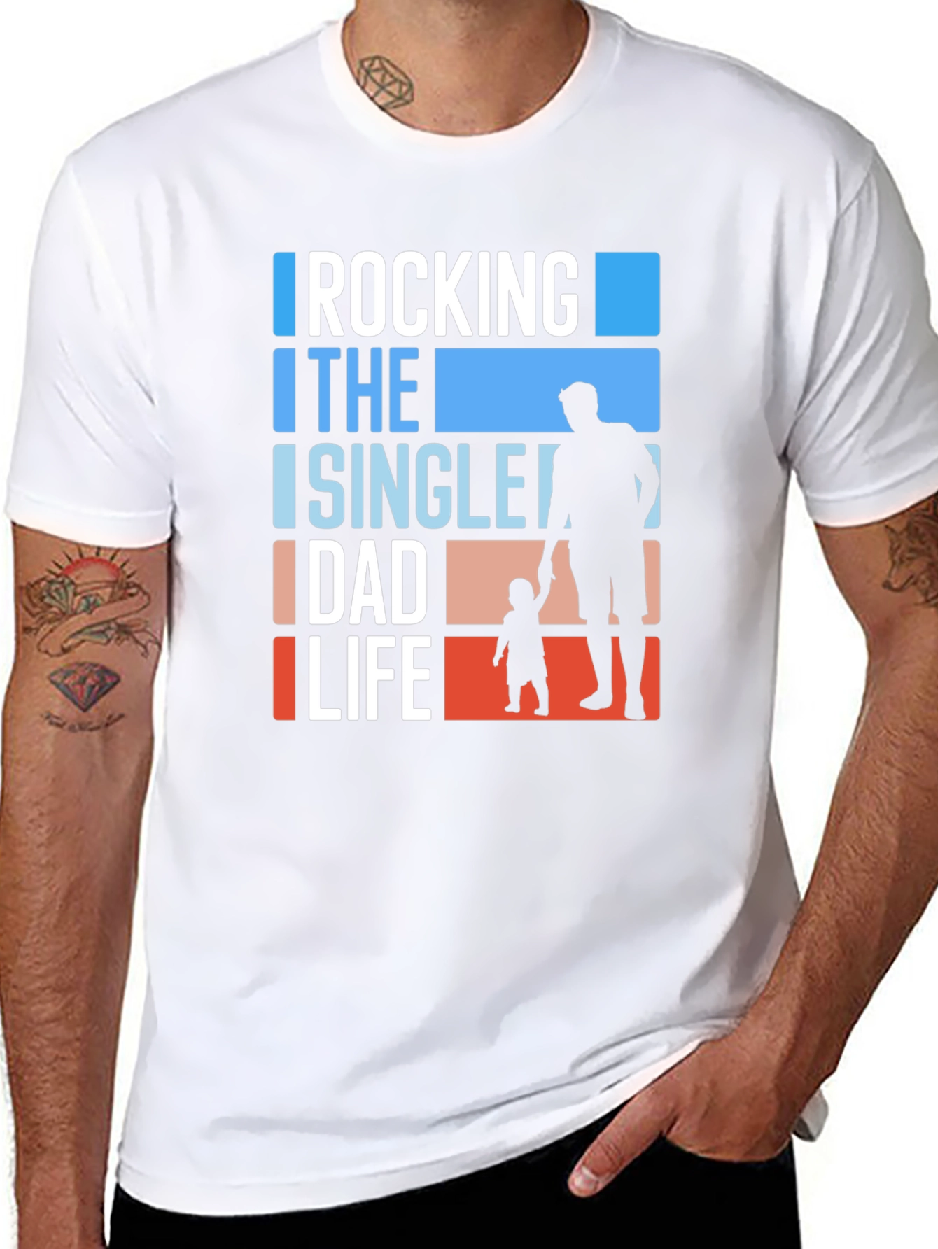 Rocking the Single Dad Life T-Shirt