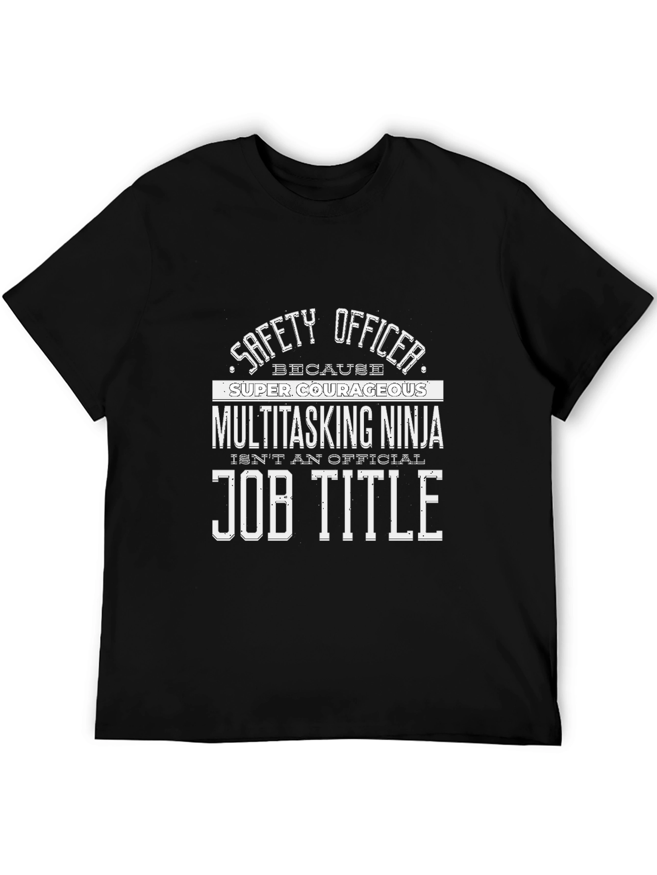 Safety Officer Multitasking Ninja Graphic Tee