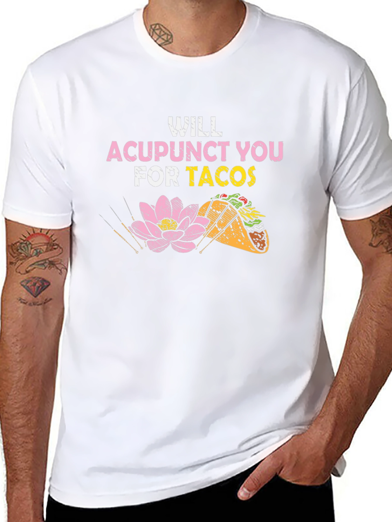 Acupunct You for Tacos Graphic T-Shirt