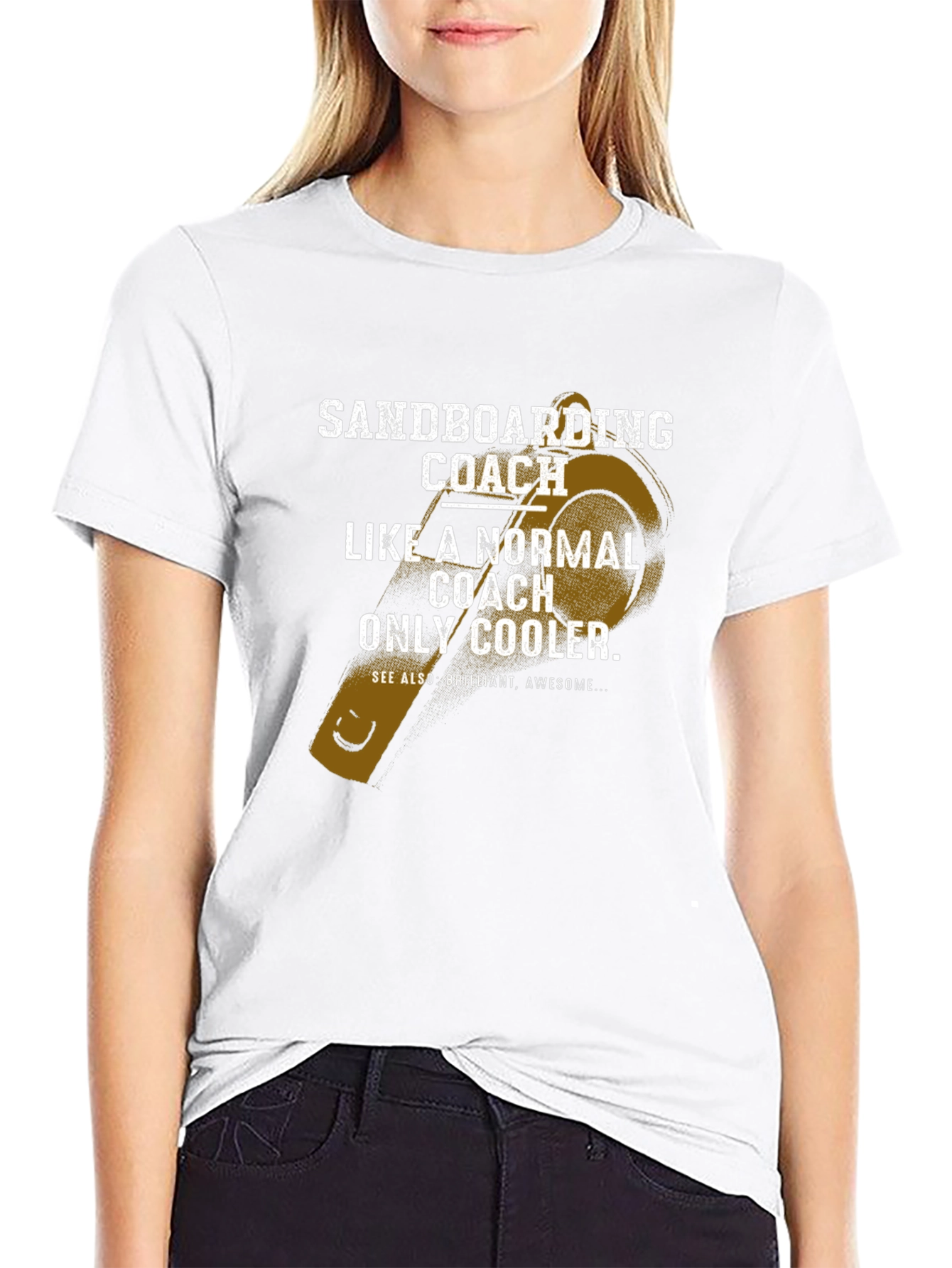 Sandboarding Coach T-Shirt - Cool & Comfortable Tee