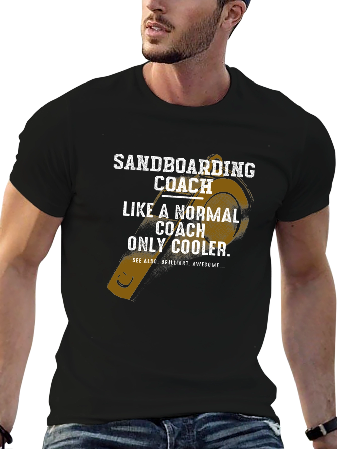 Sandboarding Coach T-Shirt - Cool & Comfortable Tee